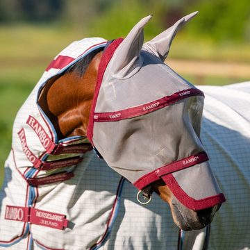 Horseware Fliegenmasken Horseware Rambo Plus Fly Mask Untreated