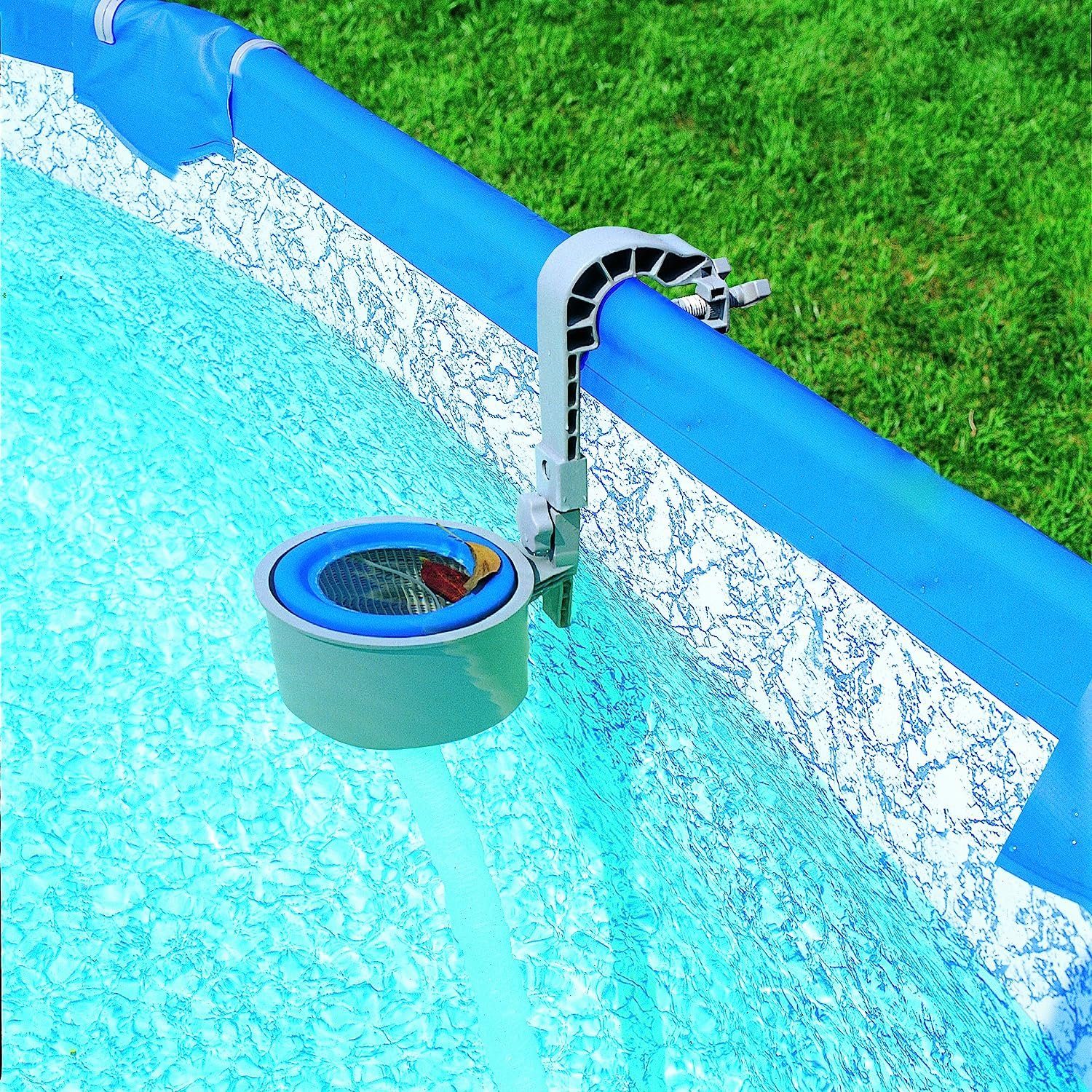 Bestway Skimmer Poolskimmer für Quick-up Fast-Set Frame-Pool, 25 cm, Planschbecken Sauberes Pool-Wasser Set Wasserreinigung – Bild 4 von 4