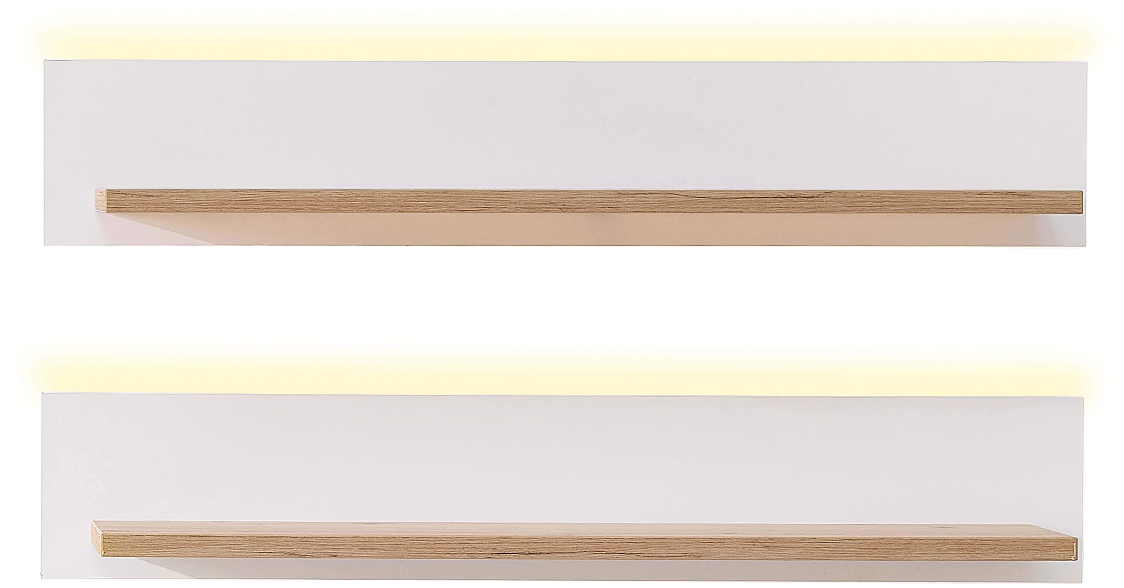 Innostyle Wandboard Memphis 2er Set Wandboard, 100x15x23cm (B/H/T), LED-Beleuchtung