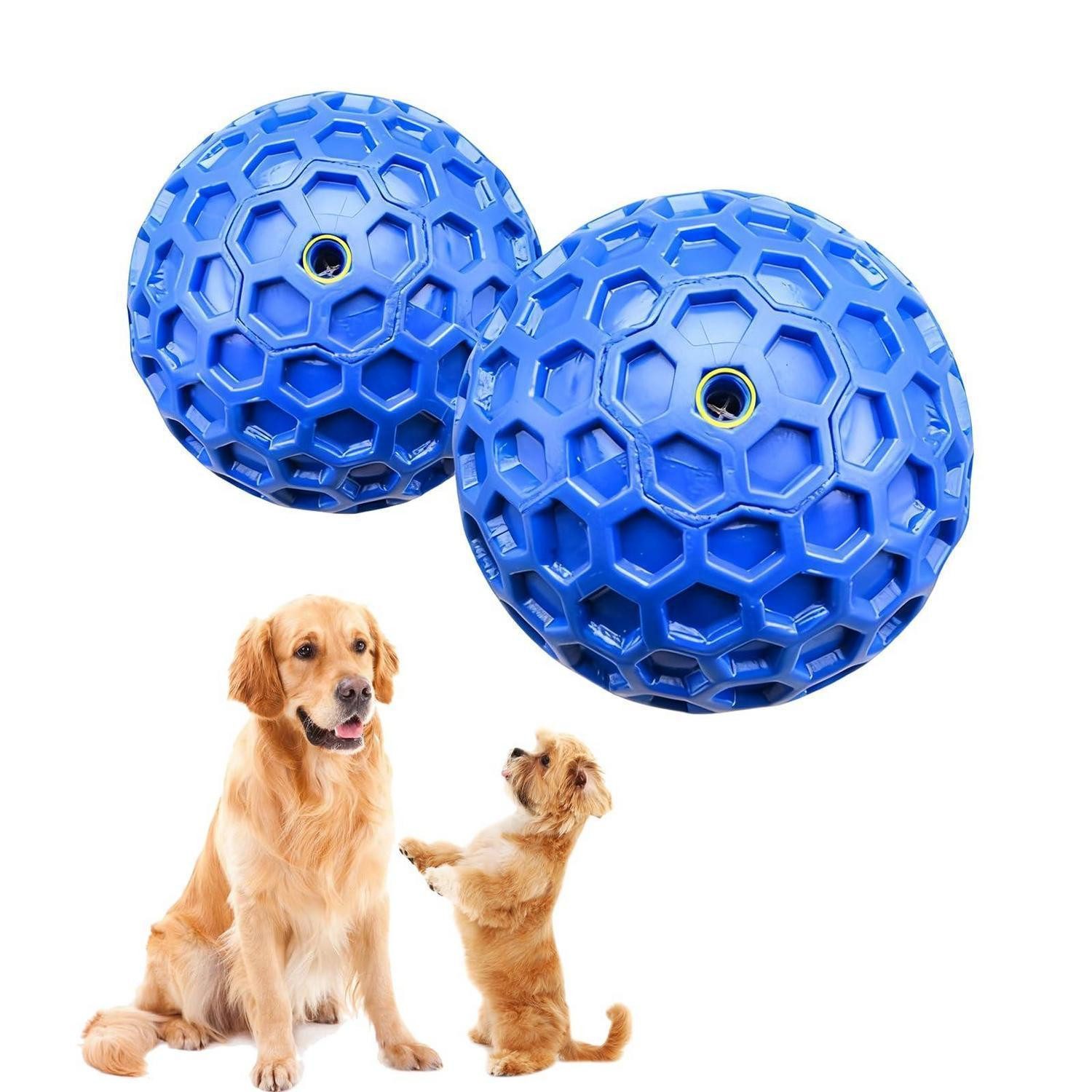LuxusKollektion Tierball Hund Quietschball - 2 Stk., Kunststoff, (2-tlg)