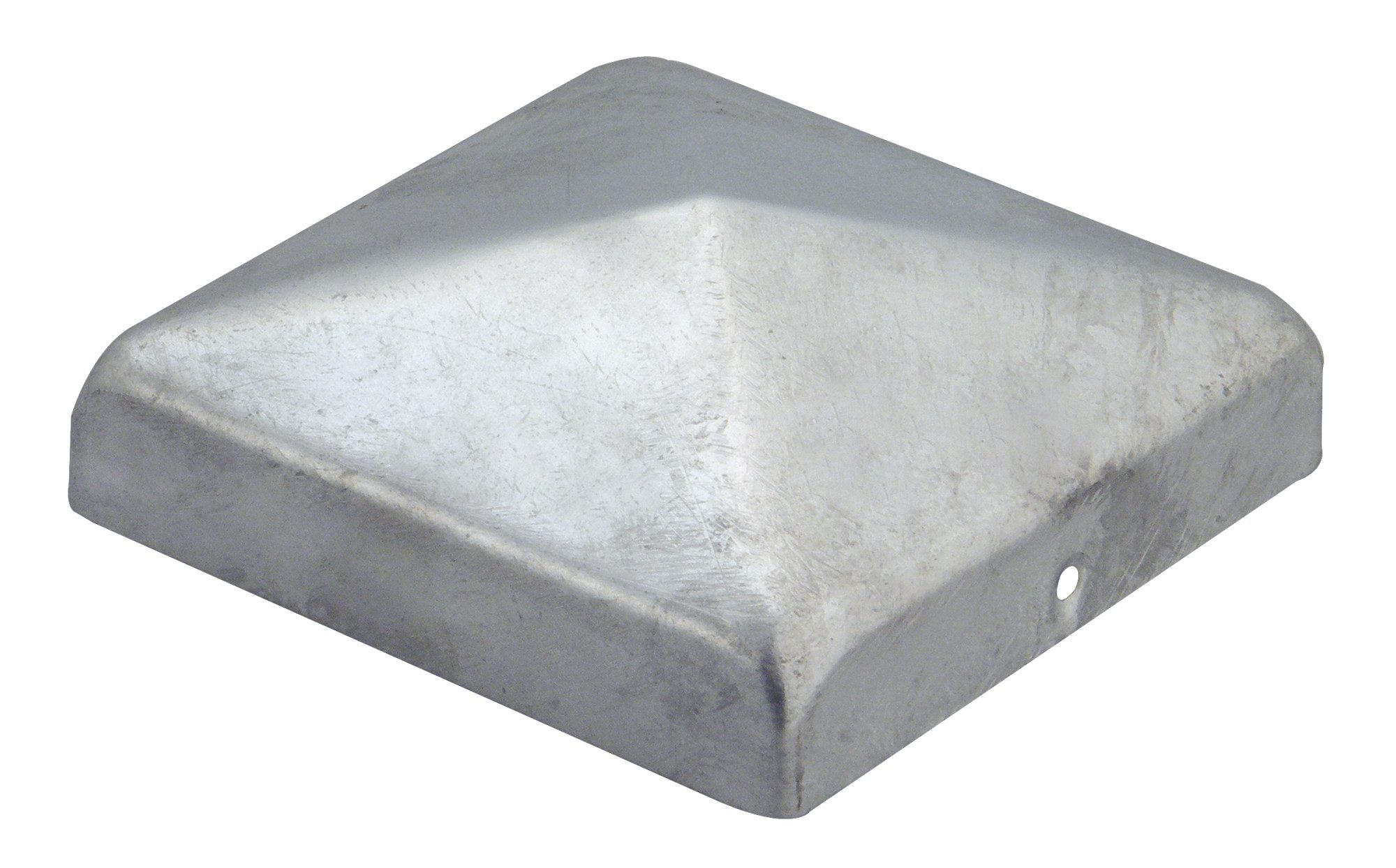 Alberts Zaunriegel PF-Kappe f.Holz,flach,fvz,100x100-Set: 3 Stück, günstig online kaufen