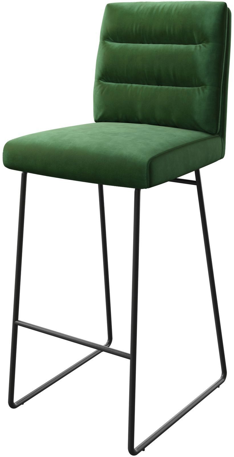 DELIFE Barhocker Pela-Flex, Kufengestell Metall Samt günstig online kaufen