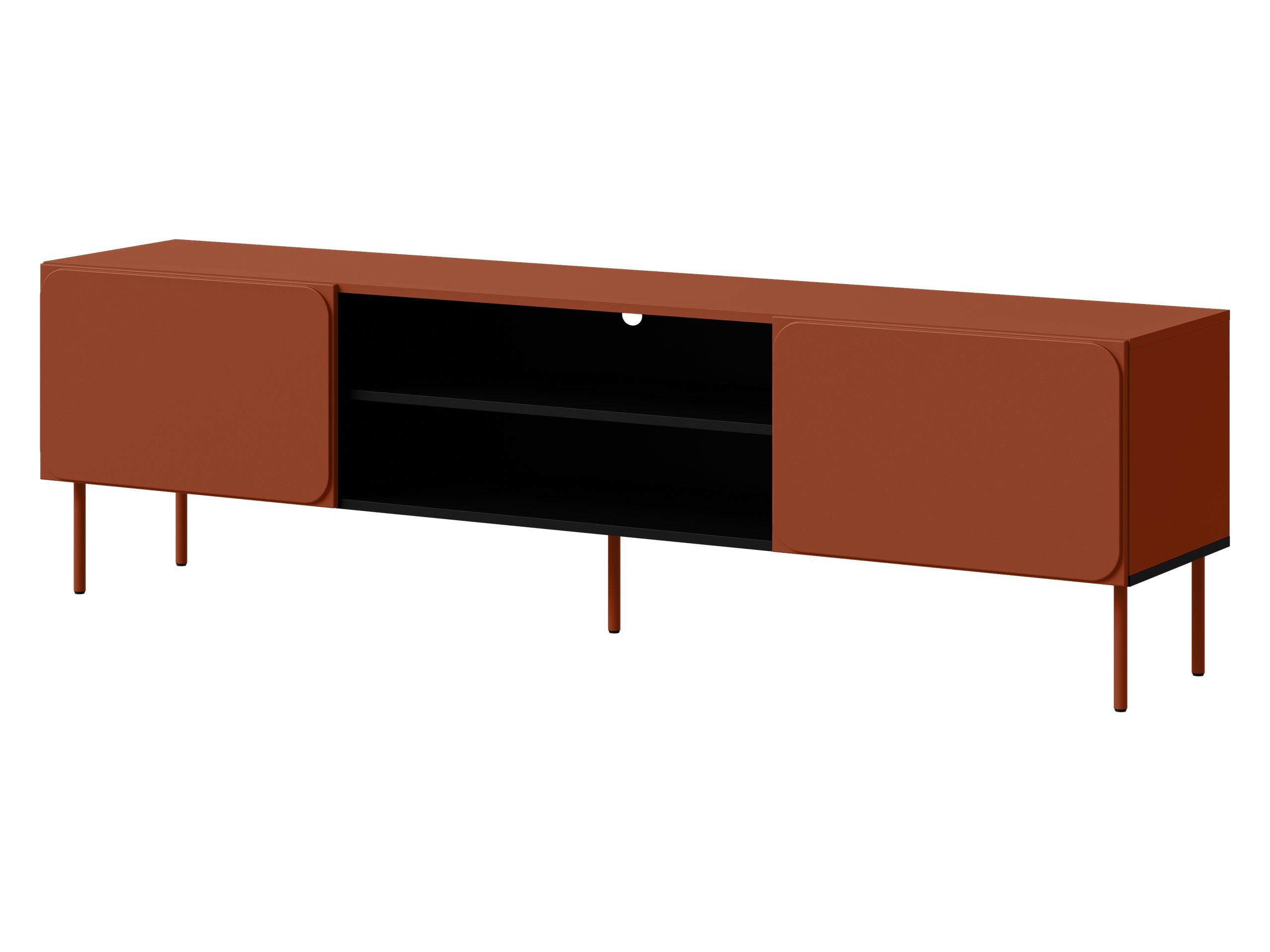 MIRJAN24 TV-Schrank Rafael 200 EF (mit zwei Drehtüren) Push to open, 200x58x40 cm