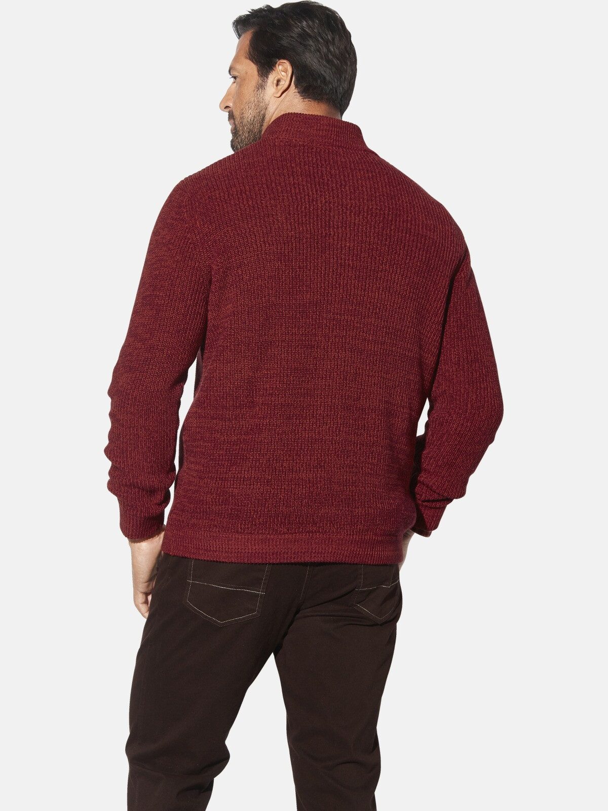 Jan Vanderstorm Strickpullover RAGNARLOD mit stylischen Aufnäher günstig online kaufen