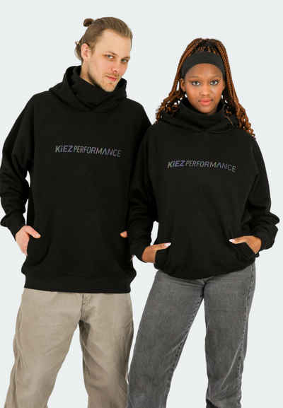 St. Pauli Hoodie Kiez Perfomance Kapuzenpullover mit Druck