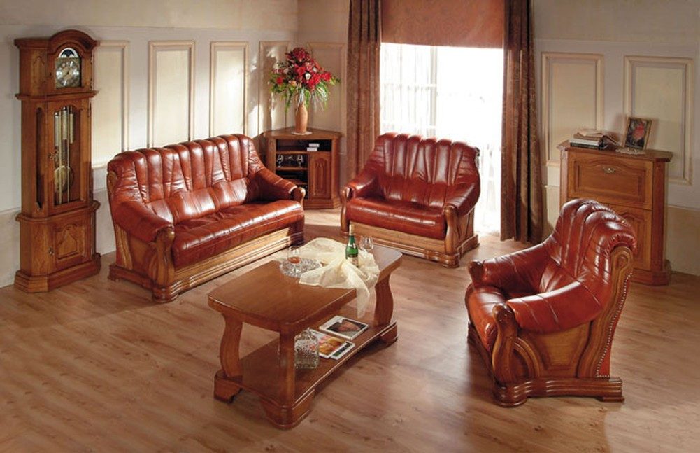 JVmoebel Polstergarnitur Elegante Couchgarnitur für das Wohnzimmer im Set 3-2-1, Made in Europa