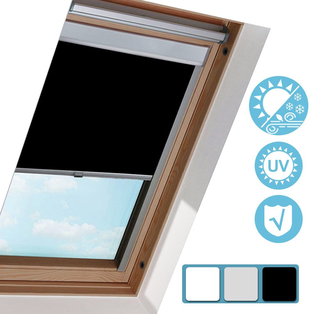 Dachfensterrollo Verdunkelungsrollo Dachfensterrollo Thermo-Rollo für GGL günstig online kaufen