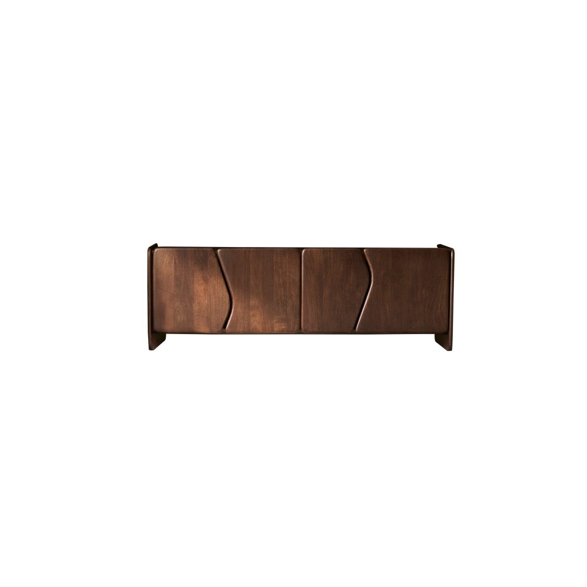 Tikamoon TV-Schrank TV-Schrank Noé aus massivem Mangoholz, 160 cm