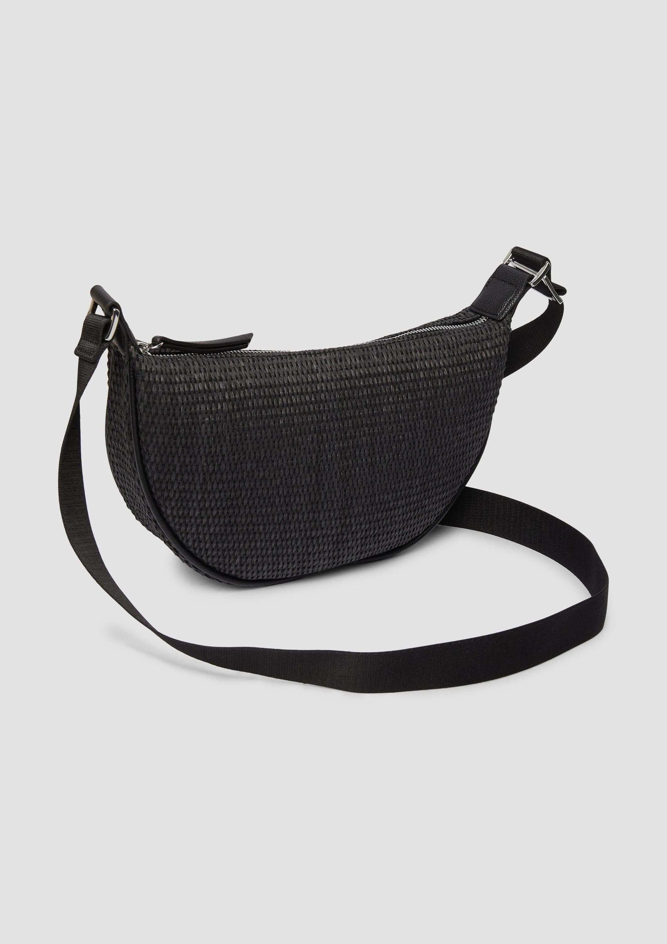 s.Oliver Umhängetasche Tasche, Halbmondtasche mit Twillfutter