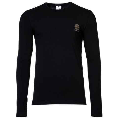 Versace T-Shirt Herren Shirt - langarm, Sweatshirt, Rundhals