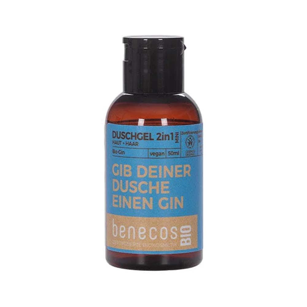 Benecos Duschgel Gin - Duschgel 2in1 Haut & Haar Mini 50ml