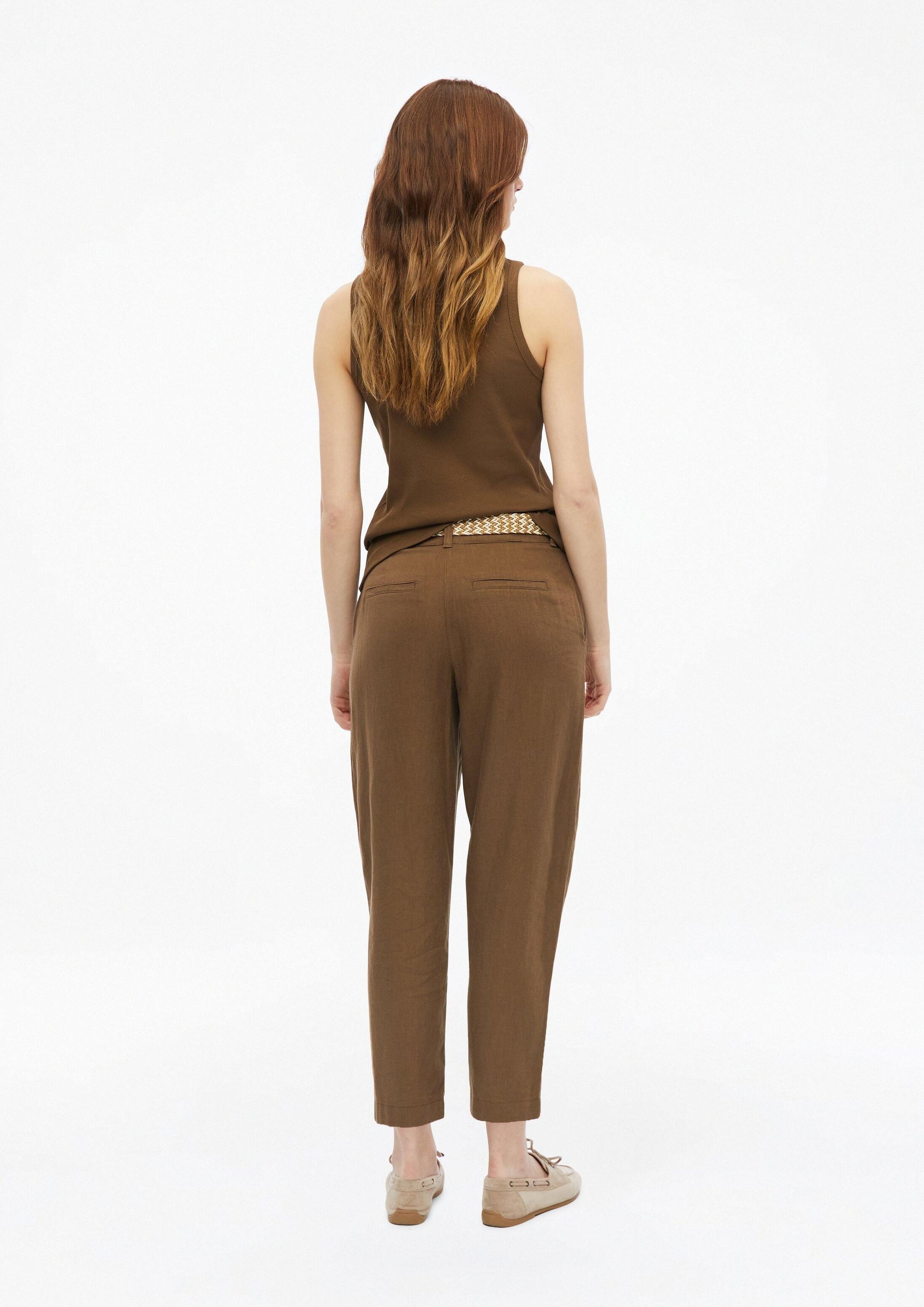 s.Oliver Chinos Hose Cropped Chino mit Gürtel – Bild 3 von 5