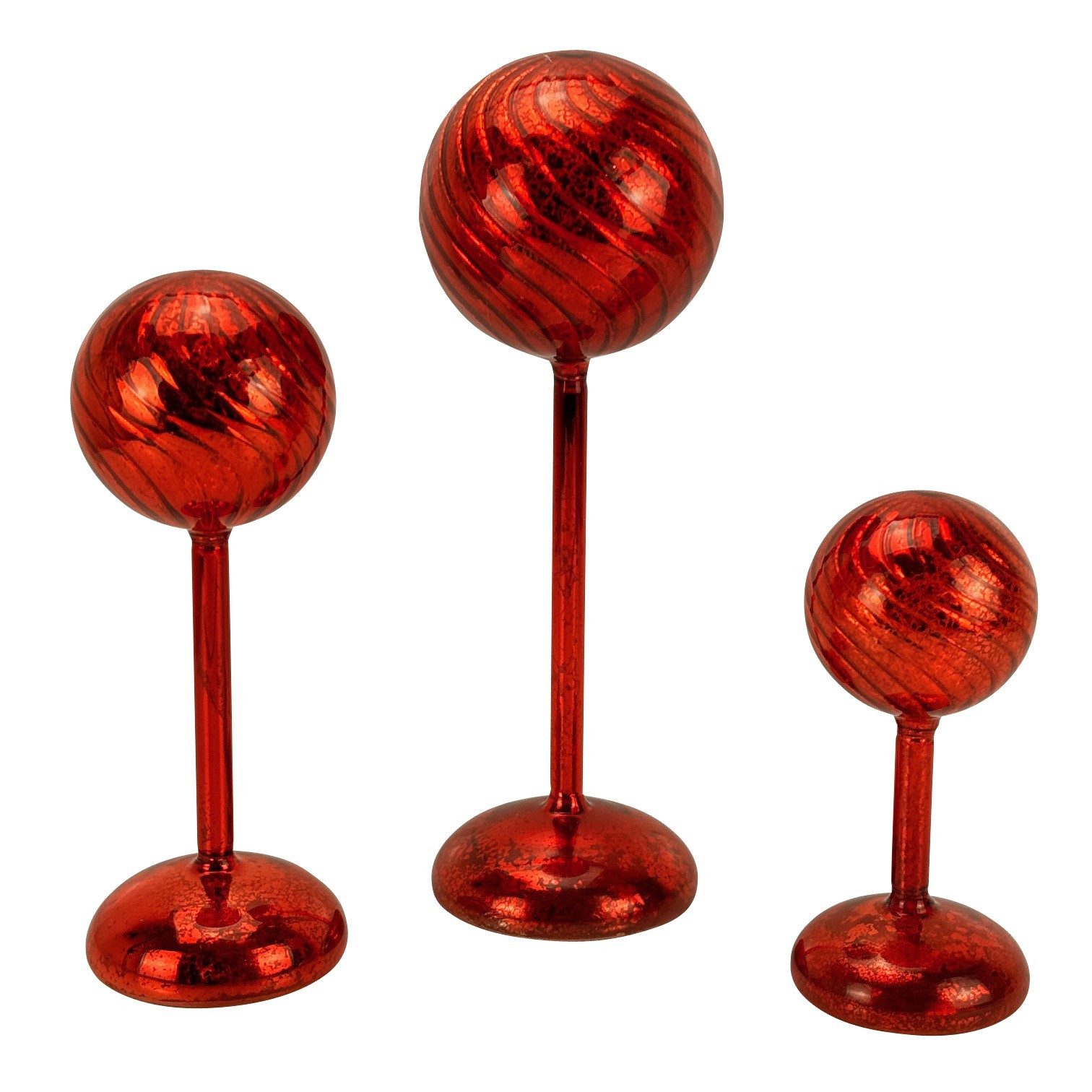 Online-Fuchs LED Dekolicht - 3 Glaskugeln mit Standfuß, LED-Lichterkette un günstig online kaufen