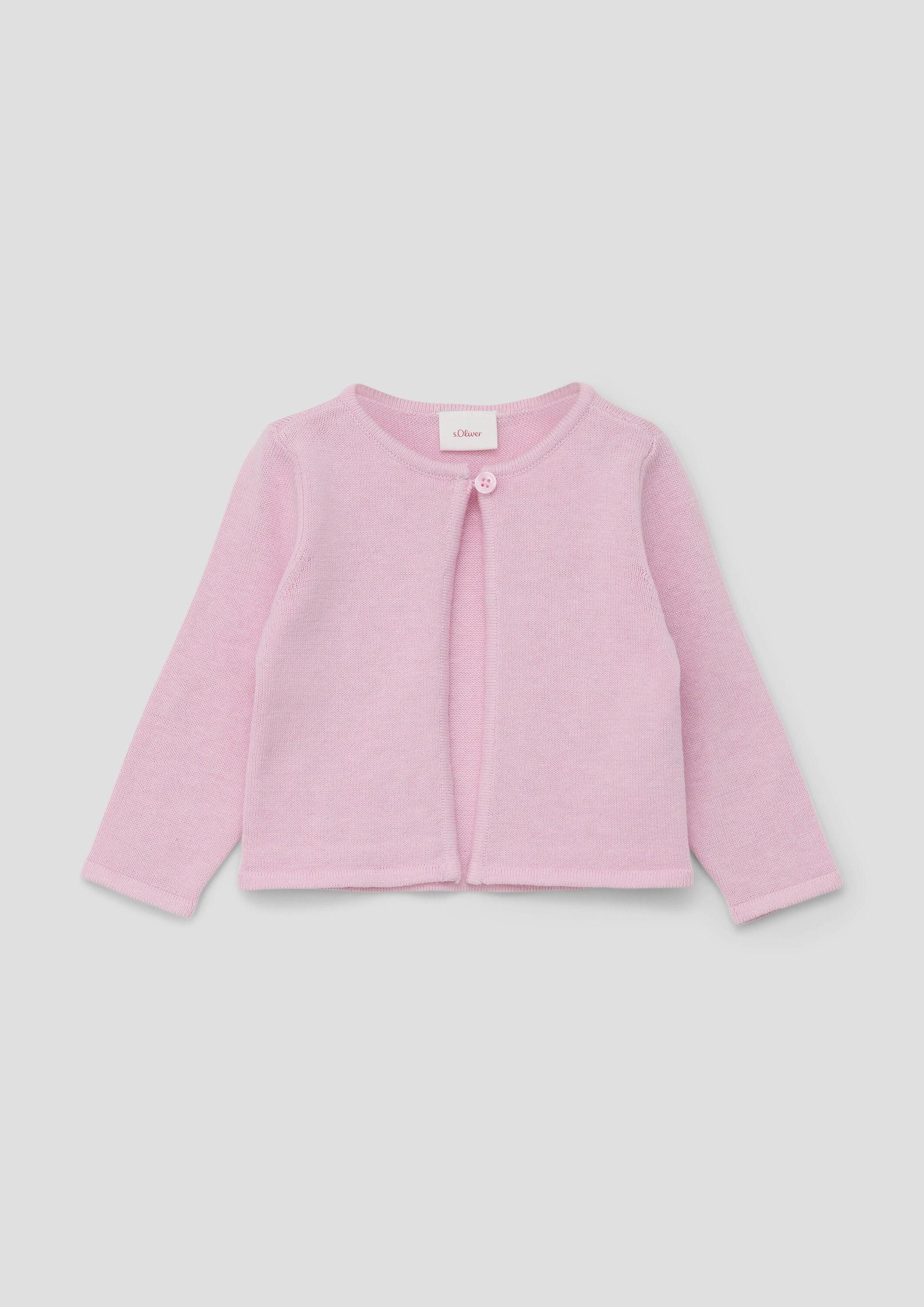 s.Oliver Cardigan Strickjacke Strickjacke aus Baumwollmix