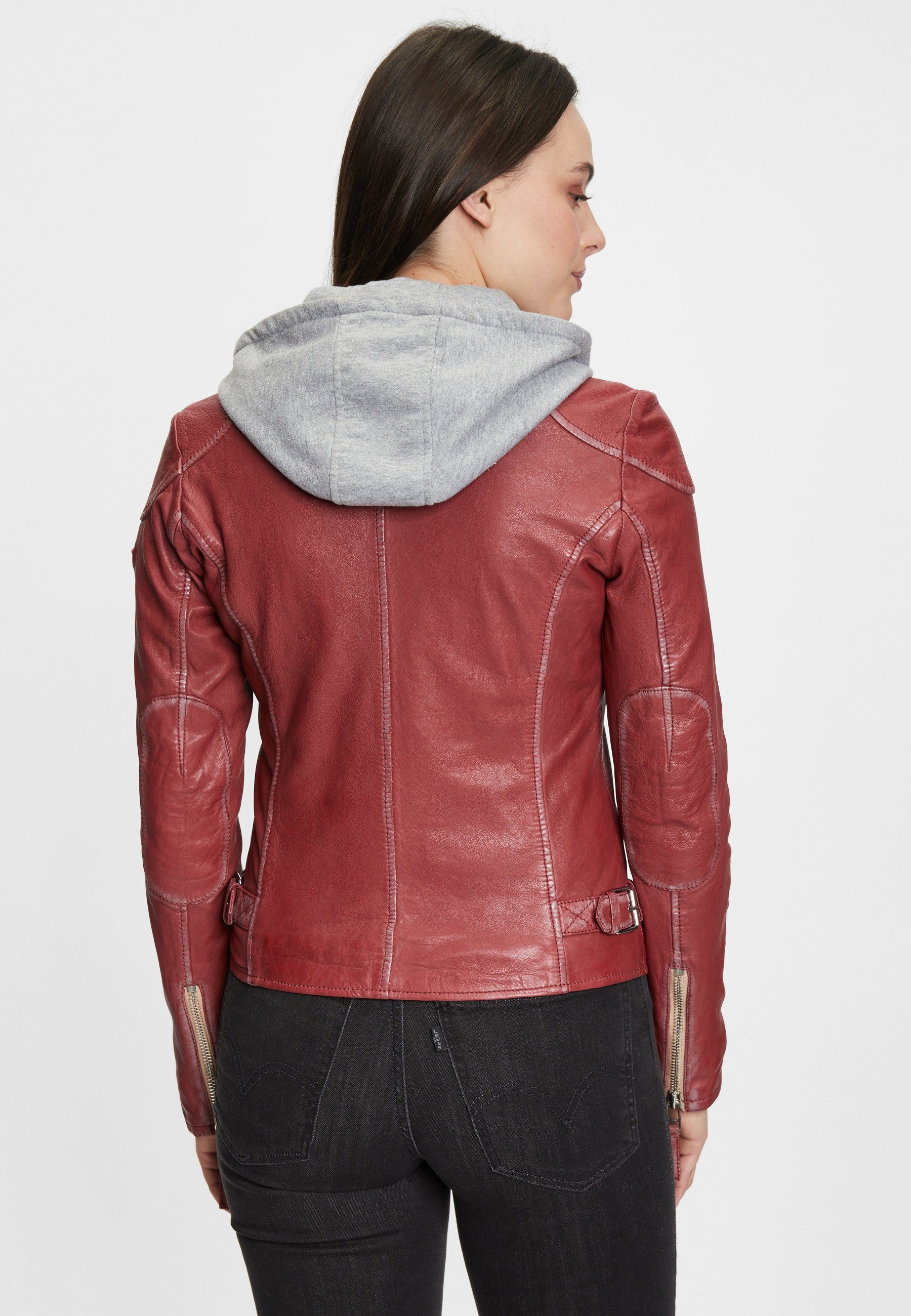 LABAGV Gipsy Lederjacke GWFinja BRICK