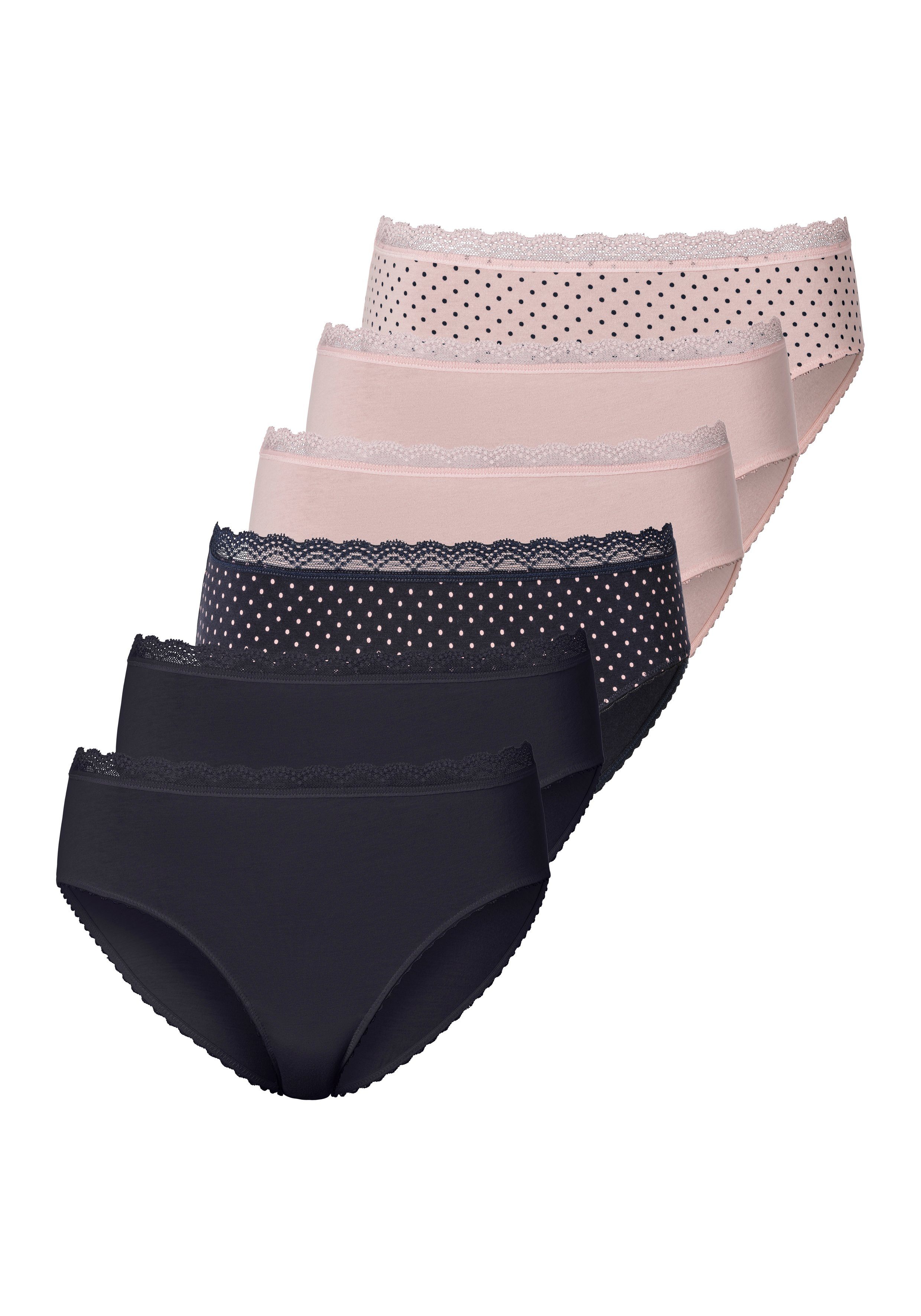 Vivance Jazz-Pants Slips (Packung, 6-St) angenehm elastische Qualität