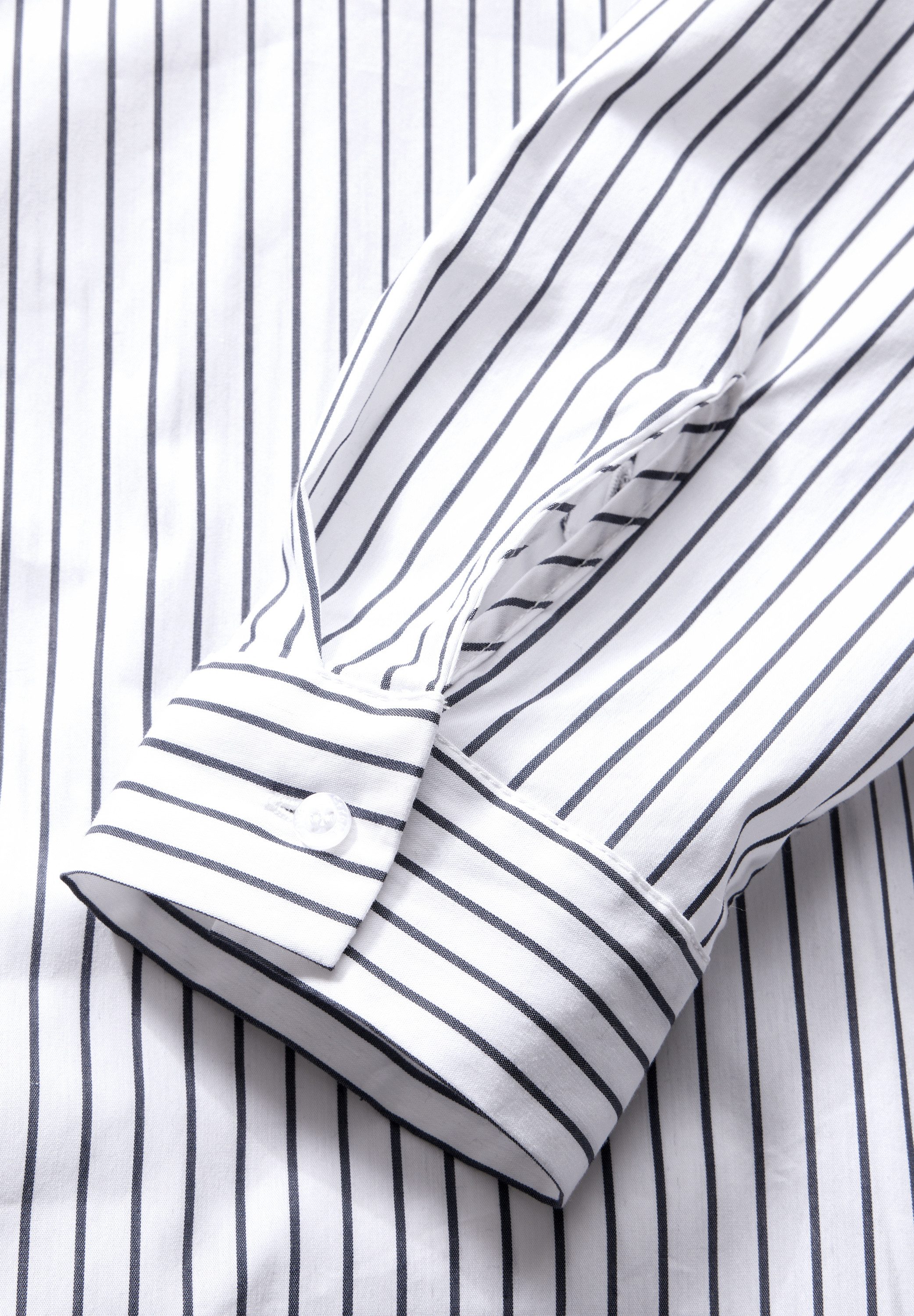 STREET ONE Longbluse aus Baumwolle mit Stretchanteil