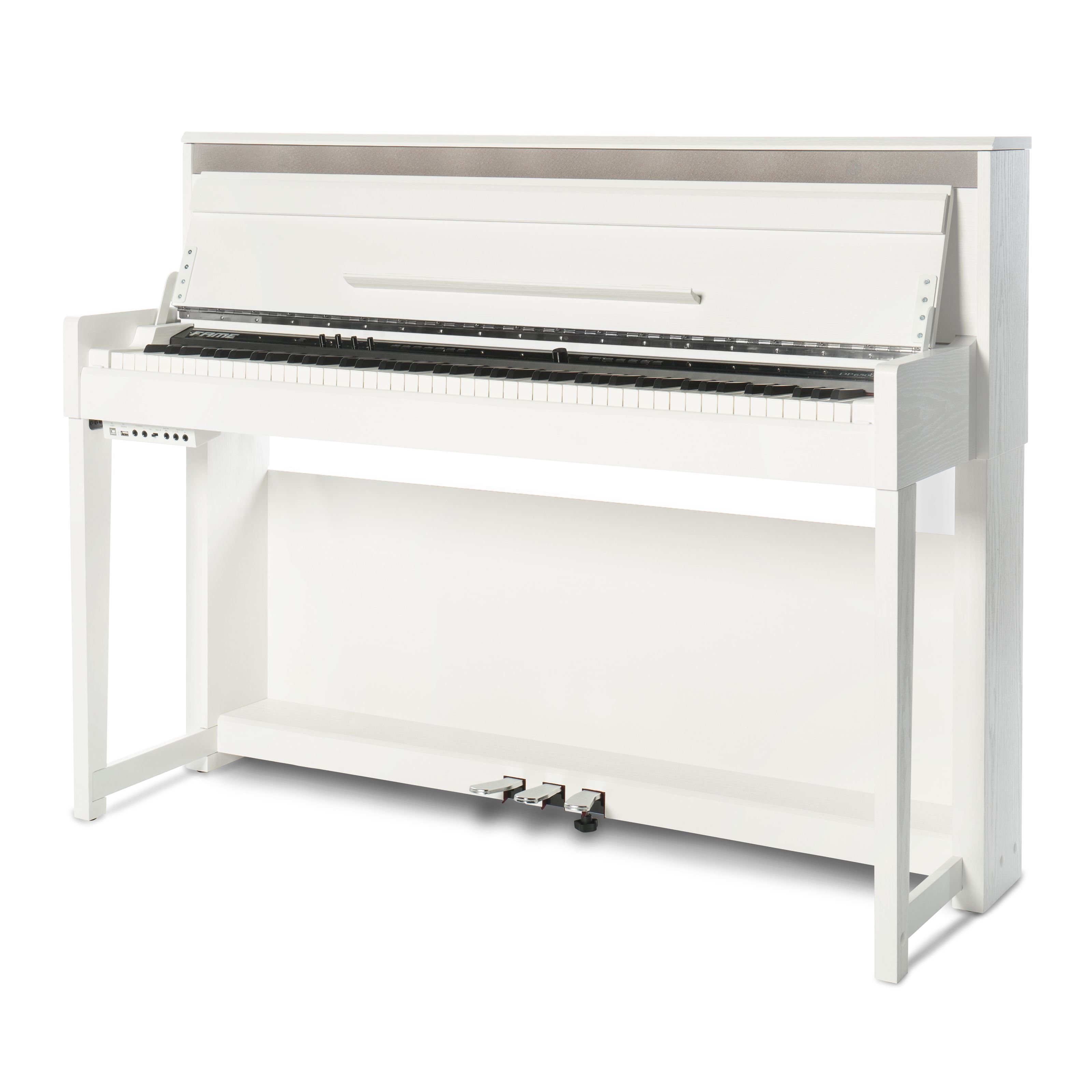 FAME Digitalpiano, DP-6500K E-Piano mit präziser Hammermechanik,  anschlagdynamischen 88