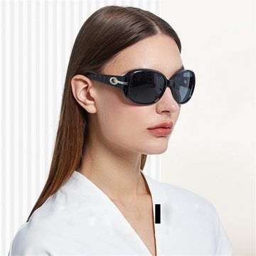 RefinedFlare Sonnenbrille Polarisierte Retro-Brille für Damen mit elegantem, übergroßem Rahmen (1-St)