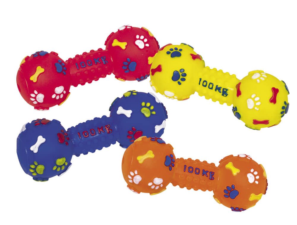 Nobby Tierquietschie Vinyl Hantel "CLASSIC" mit Squeaker, 14cm, 1 Stk.