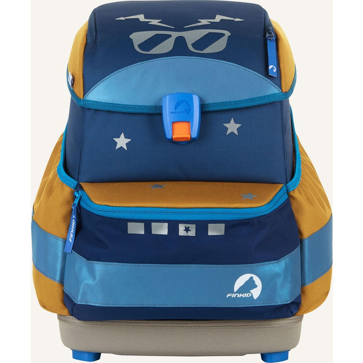 Finkid Kinderrucksack Buddy EKO Smart, Nachhaltiger und wasserdichter Kinder-Rucksack mit durchdachter