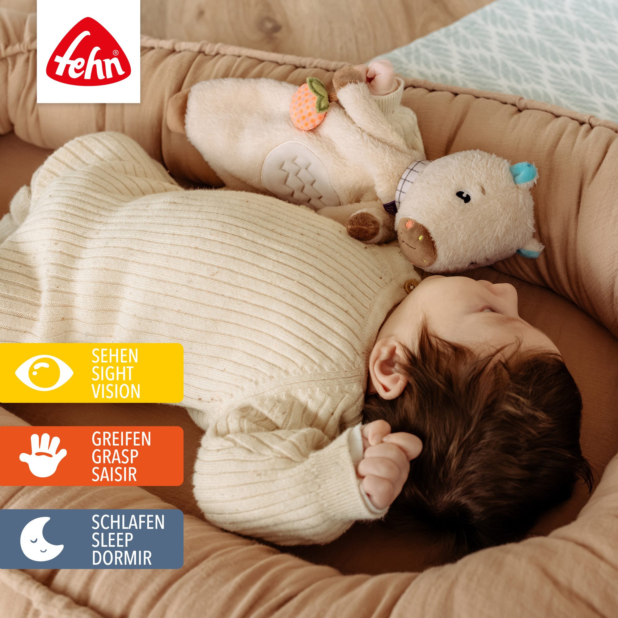 Fehn Kuscheltuch Capybara Clara