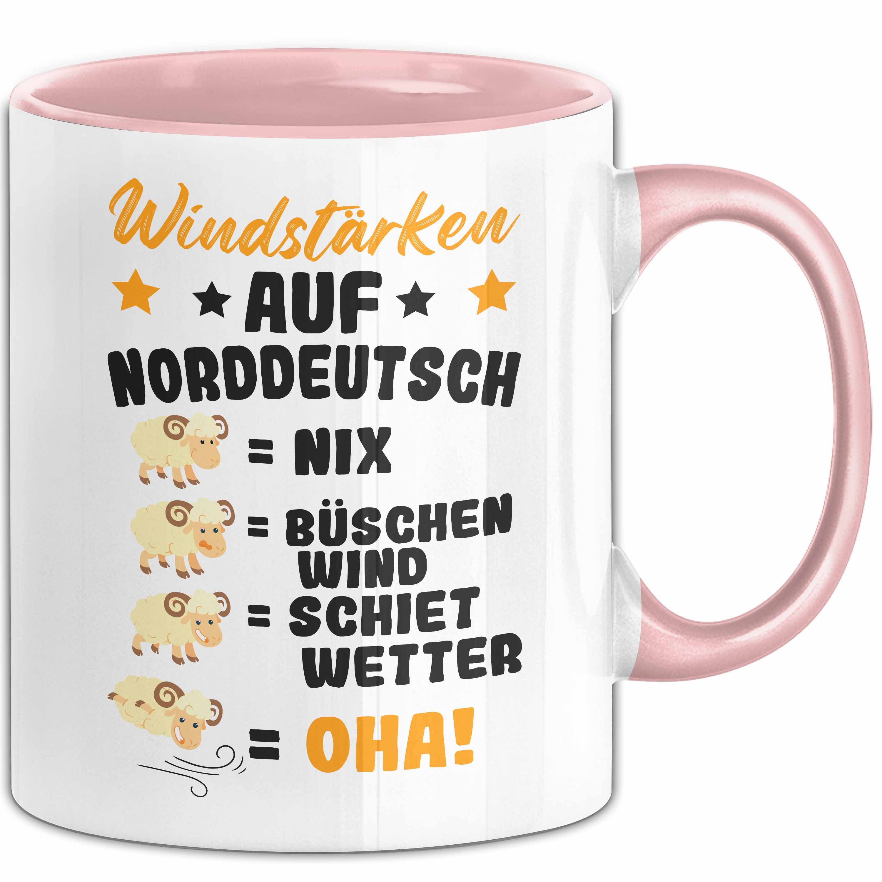 Tasse Windstärken Auf Norddeutsch Tasse Geschenk Norddeutschland Spruch Büsc
