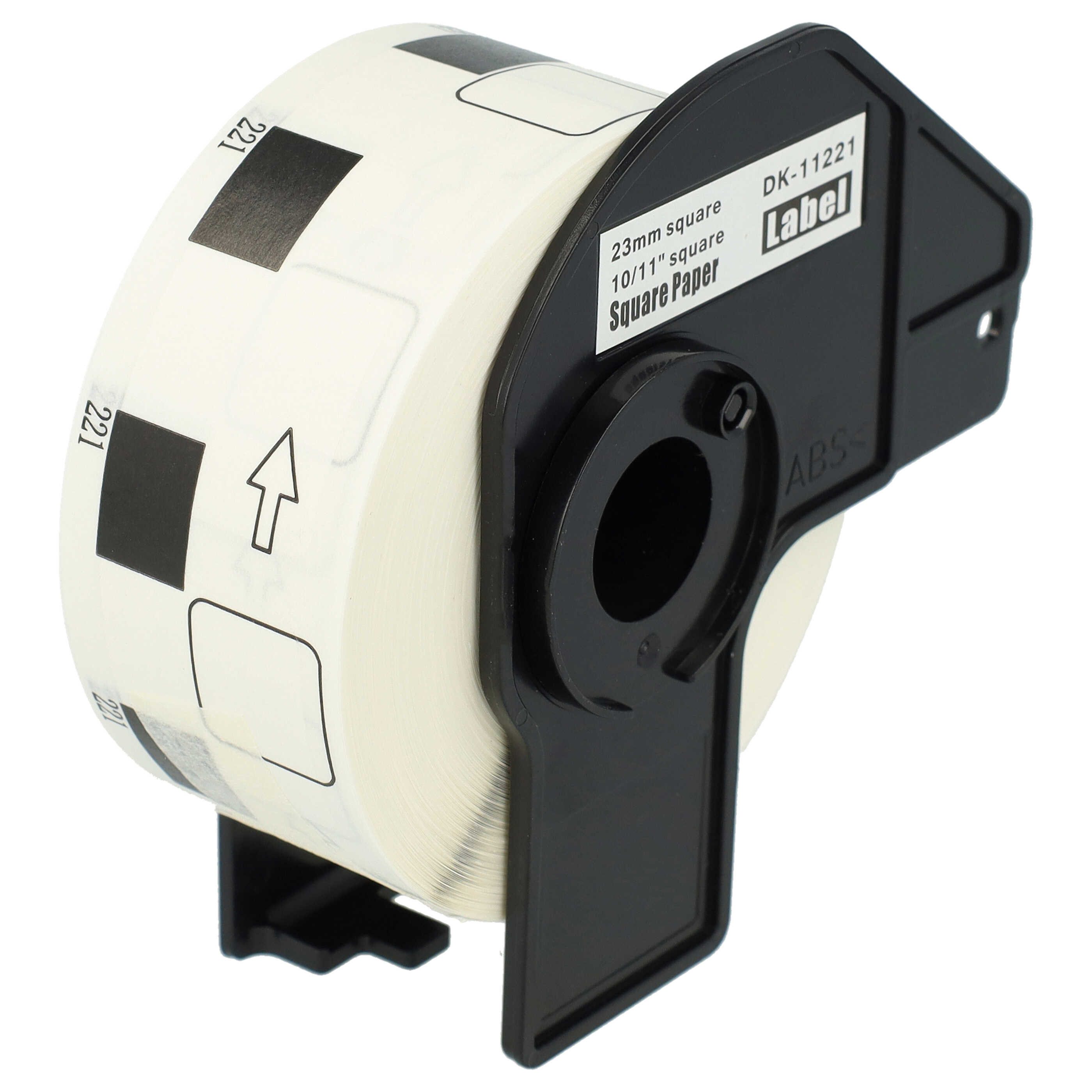 vhbw Etikettenpapier Ersatz für Brother DK-11221 für Etikettendrucker, Wetterfest