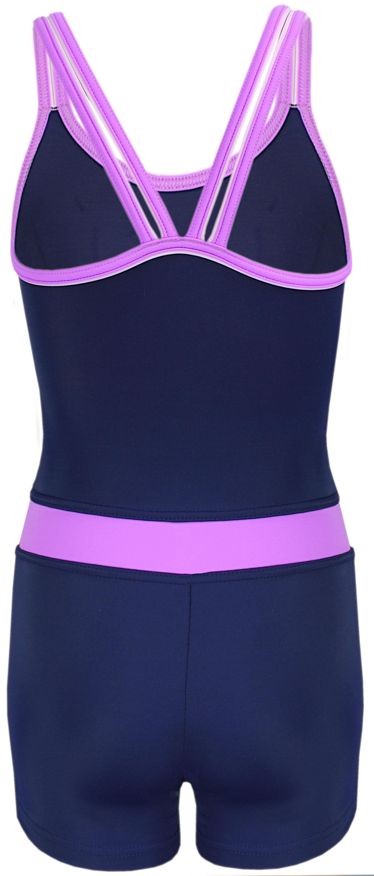 Aquarti Badeanzug Aquarti Mädchen Badeanzug mit Bein Racerback