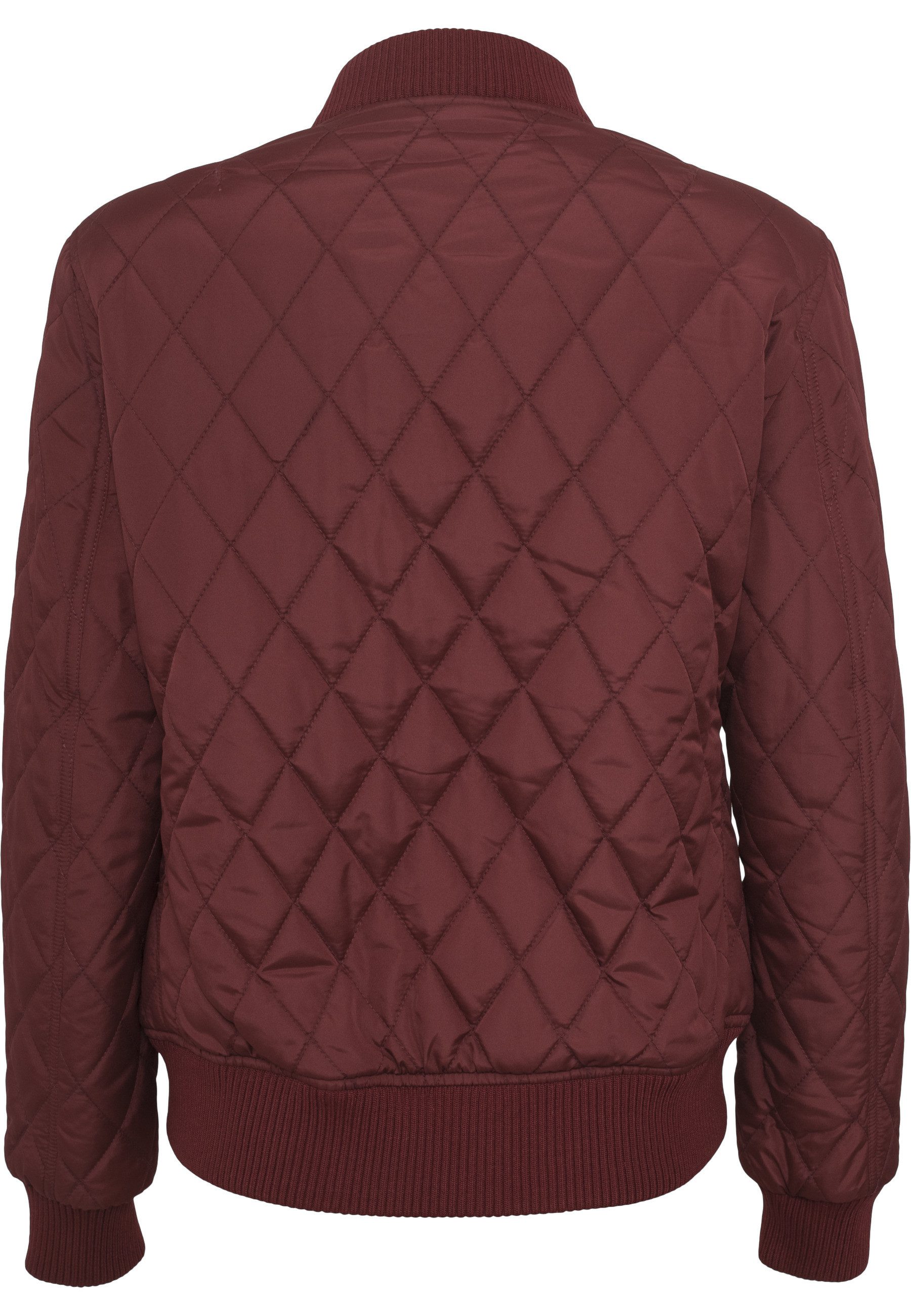 URBAN CLASSICS Allwetterjacke Urban Classics Damen Ladies Diamond Quilt Nylon Jacket (1-St)