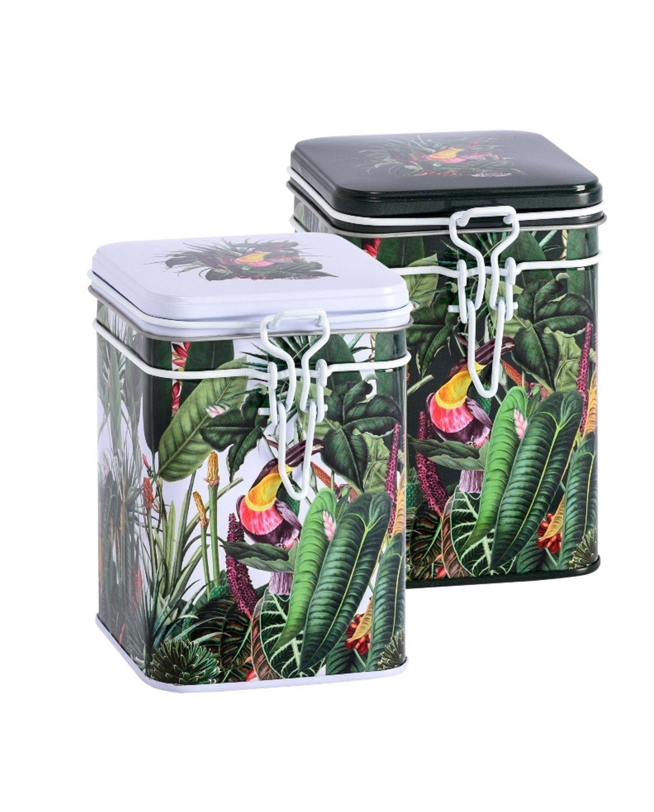 Teedose 2er Set Rainforest