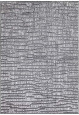 Teppich In-& Outdoorteppich Santorini 450, 3D-Effekt, Gestreift, Carpet City, rechteckig, Höhe: 5 mm, Wetterfest & UV-beständig für Terrasse, Balkon, Küche, Flur