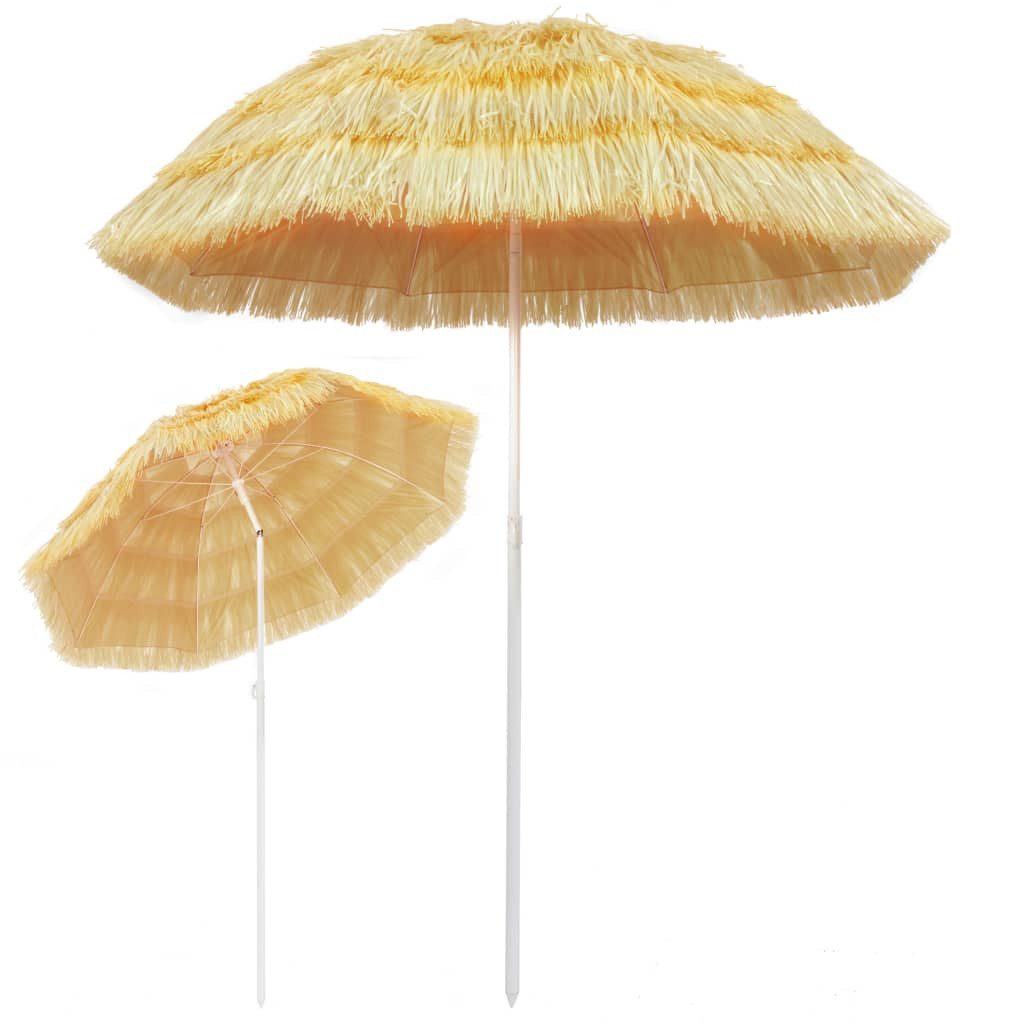 vidaXL Sonnensegel, Strandschirm Natur 180 cm günstig online kaufen