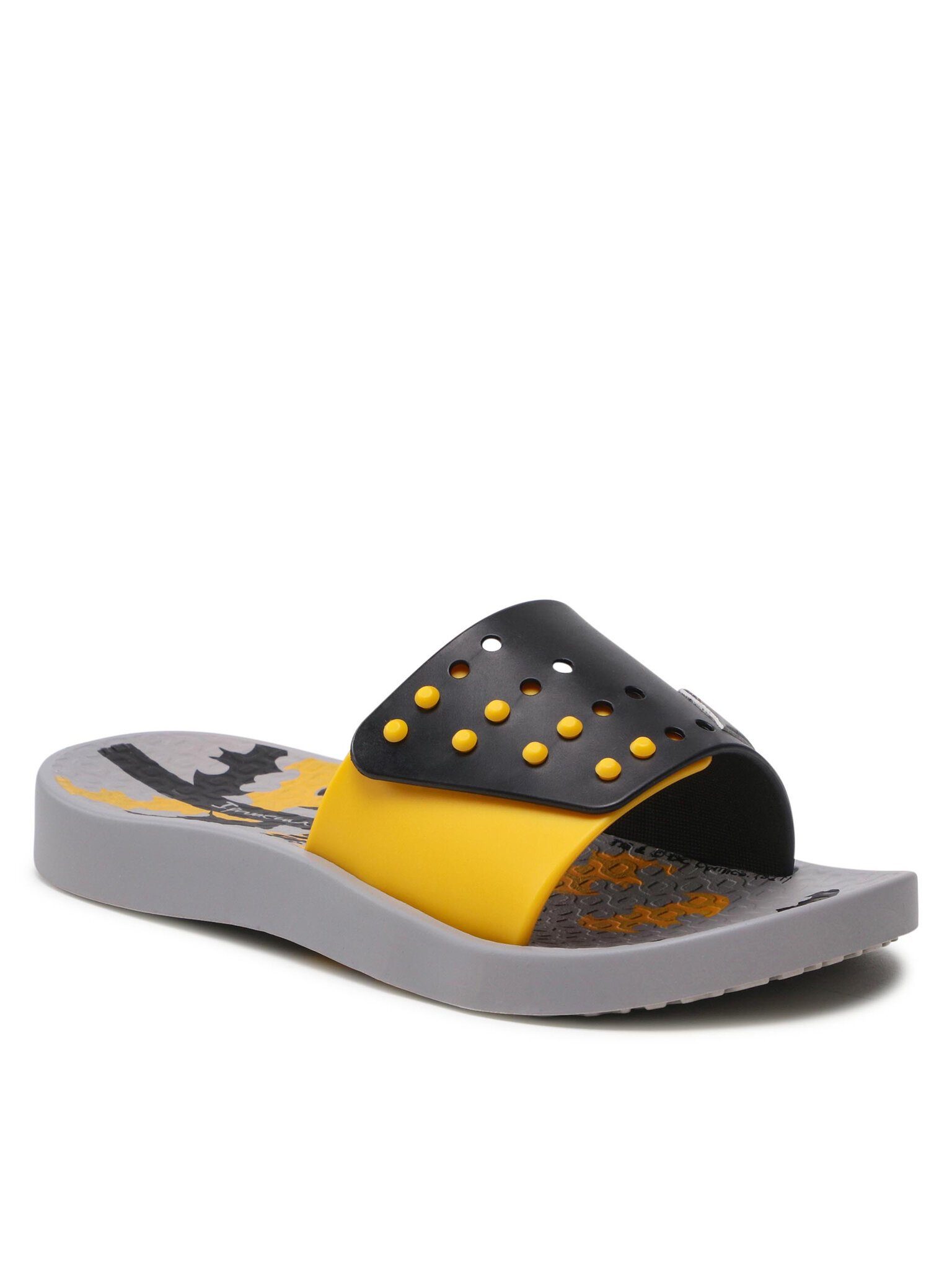 Ipanema Pantoletten Liga Da Justica Kids 26758 Grey/Black/Yellow 22210 Pantolette