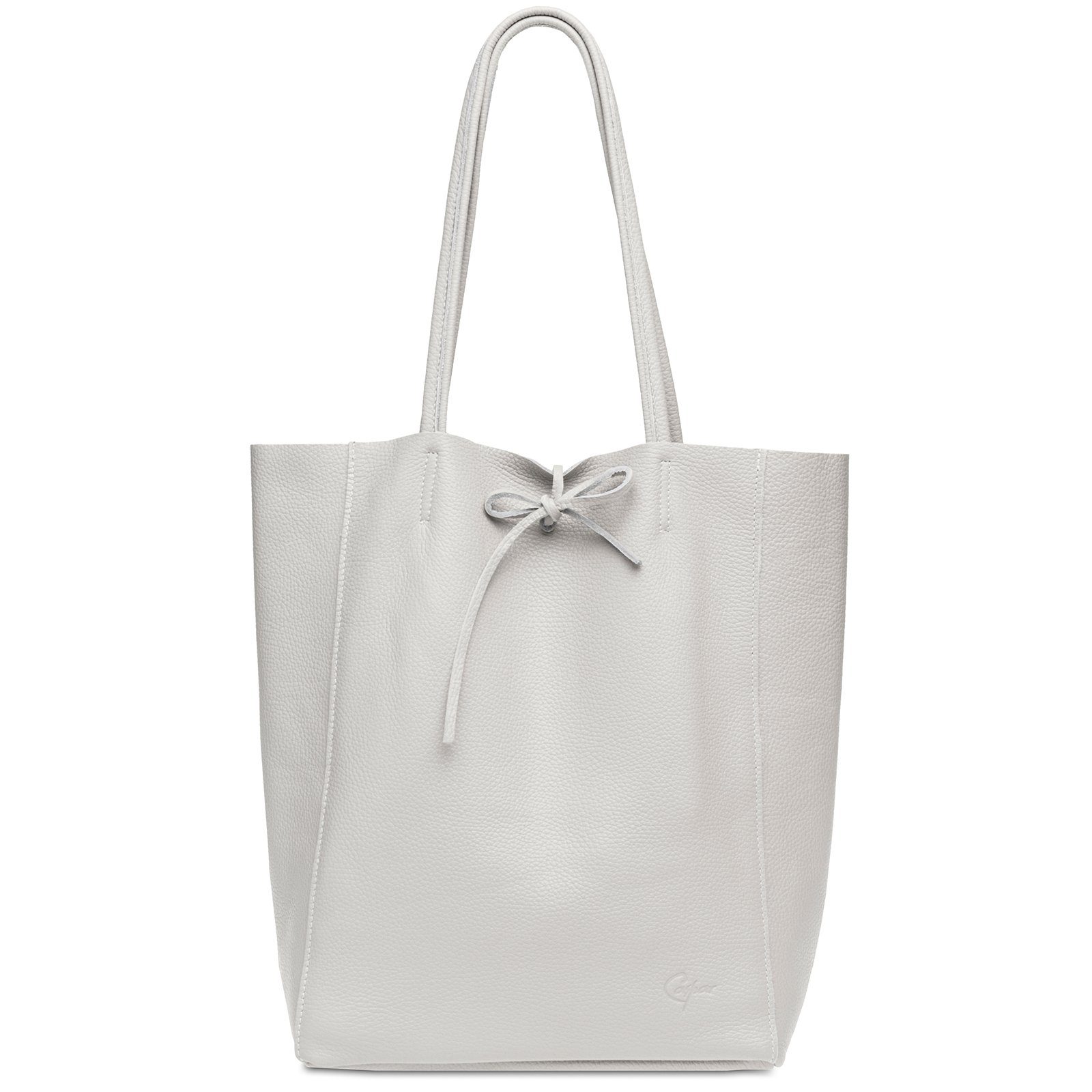 Caspar Schultertasche - Großer Damen Leder Shopper Tasche - CLASSIC LINE - günstig online kaufen