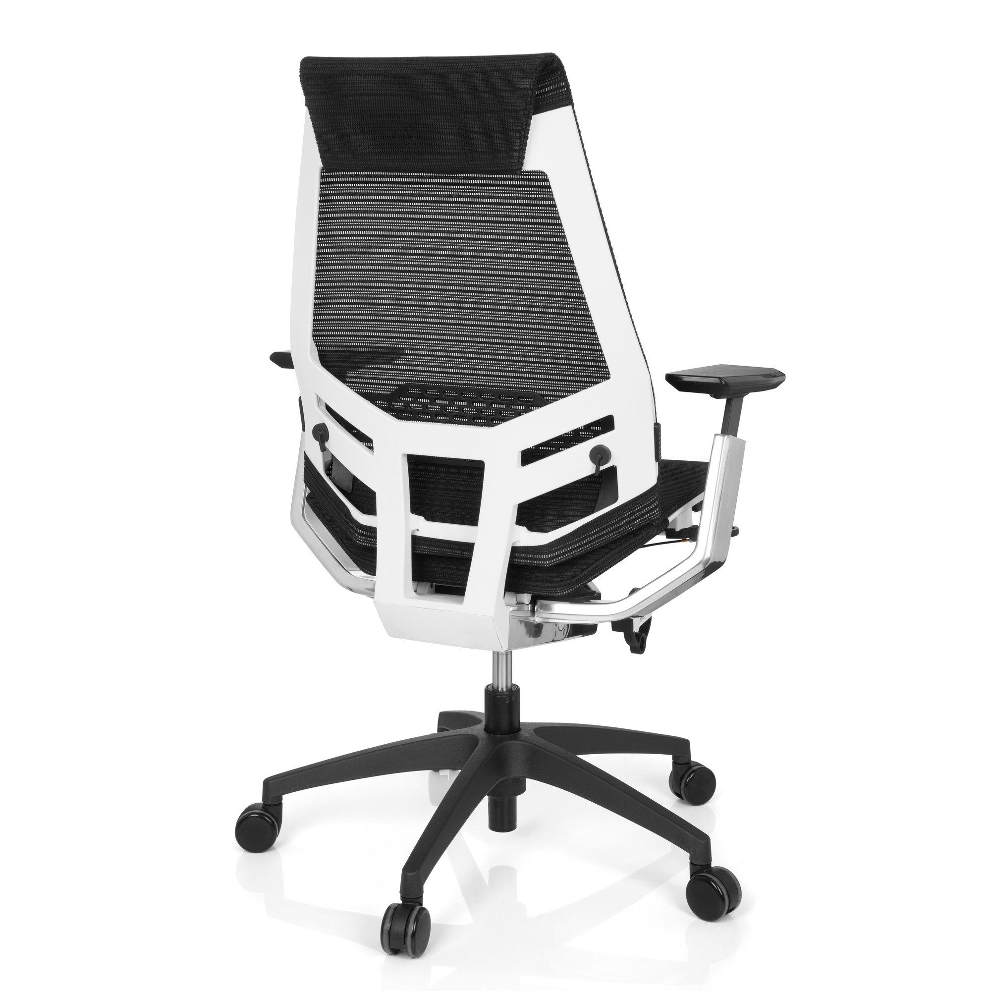 OFFICE (1 Drehstuhl WHITE Netzstoff CM ergonomisch SMART hjh GENIDIA Bürostuhl St), Schreibtischstuhl Profi