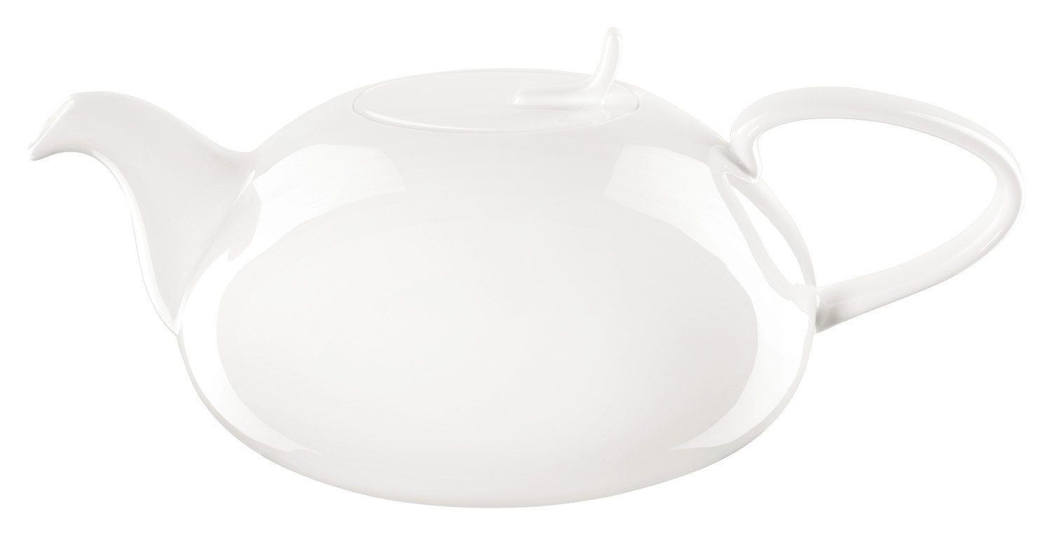 ASA SELECTION Teekanne A TABLE, Weiß, Fine Bone China, Backofengeeignet, 1 l, Spülmaschinengeeignet, Mikrowellengeeignet