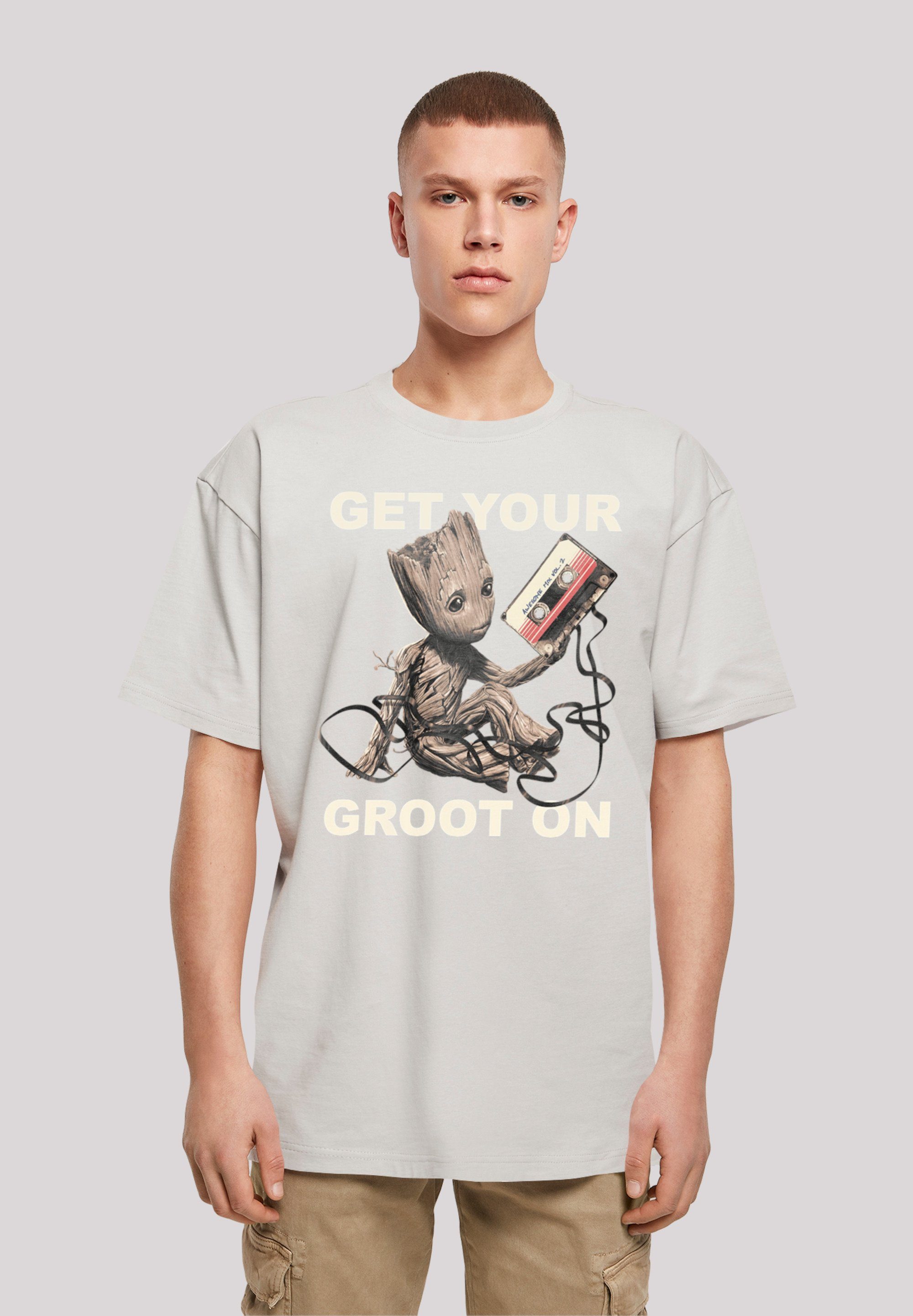 F4NT4STIC T-Shirt Marvel Guardians of the Galaxy Get your Groot On Print lightasphalt