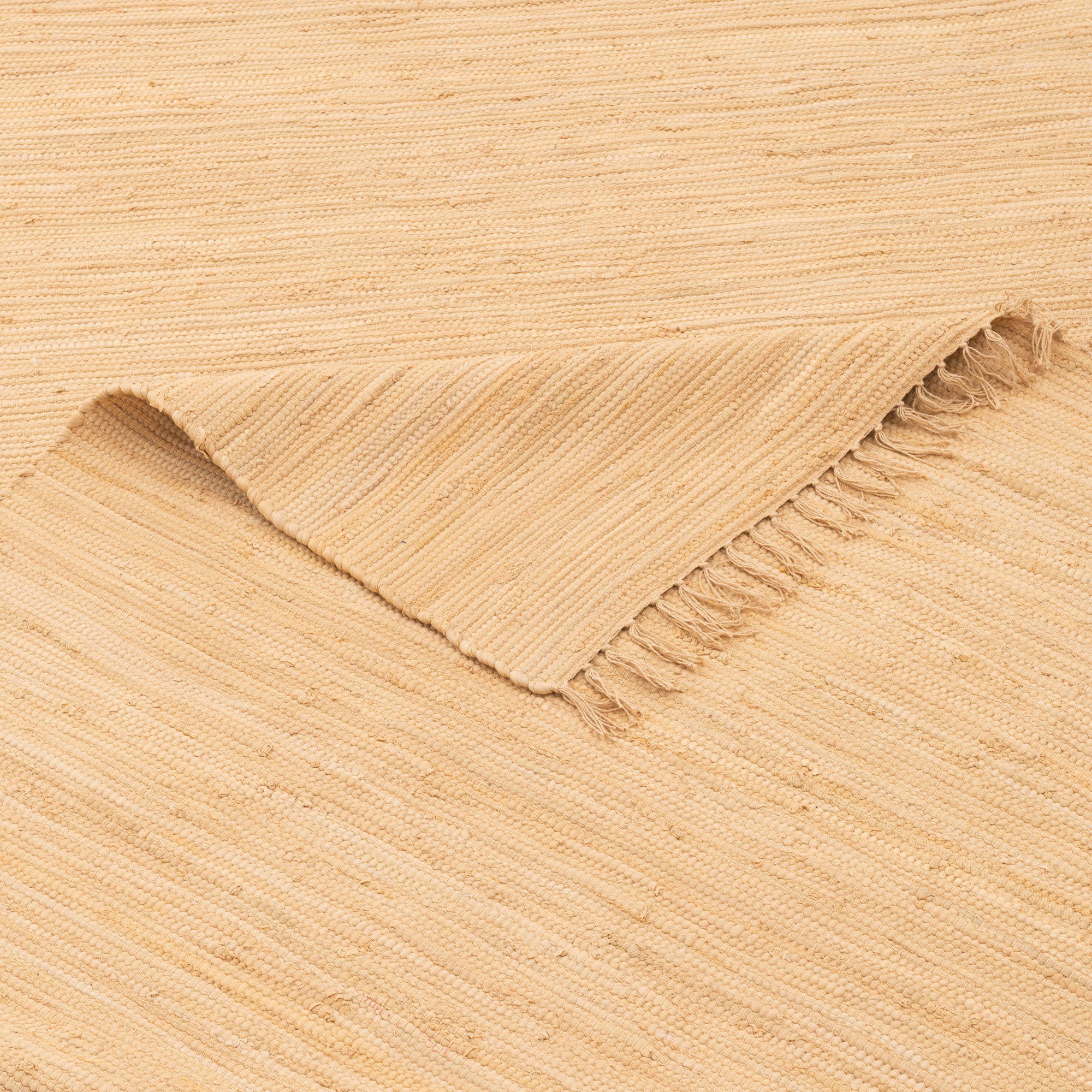 Pergamon Designteppich Baumwolle Natur Teppich Jolly Cotton, Rechteckig, Höhe: 5 mm