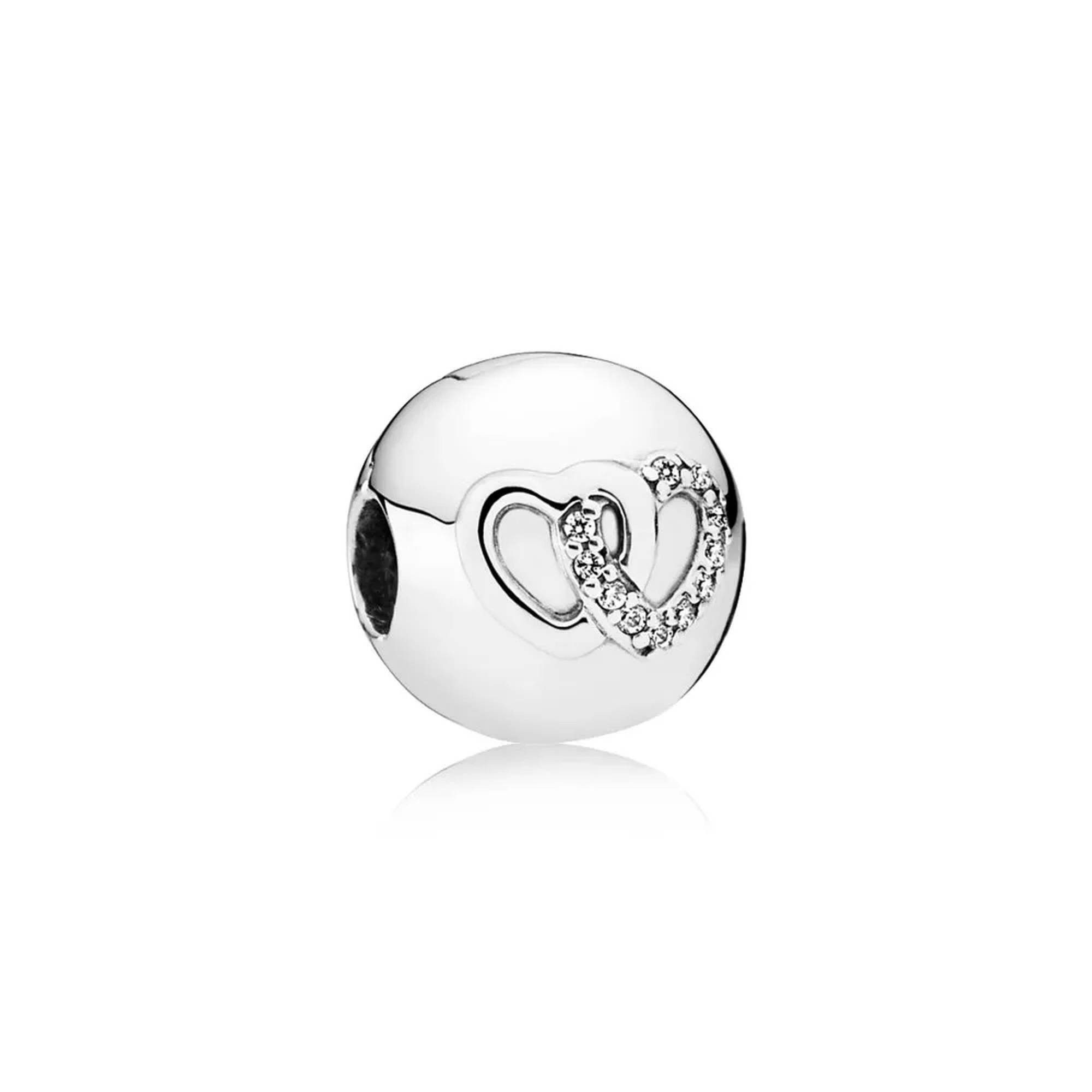Pandora Bead Moments Verbundene Herzen Clip