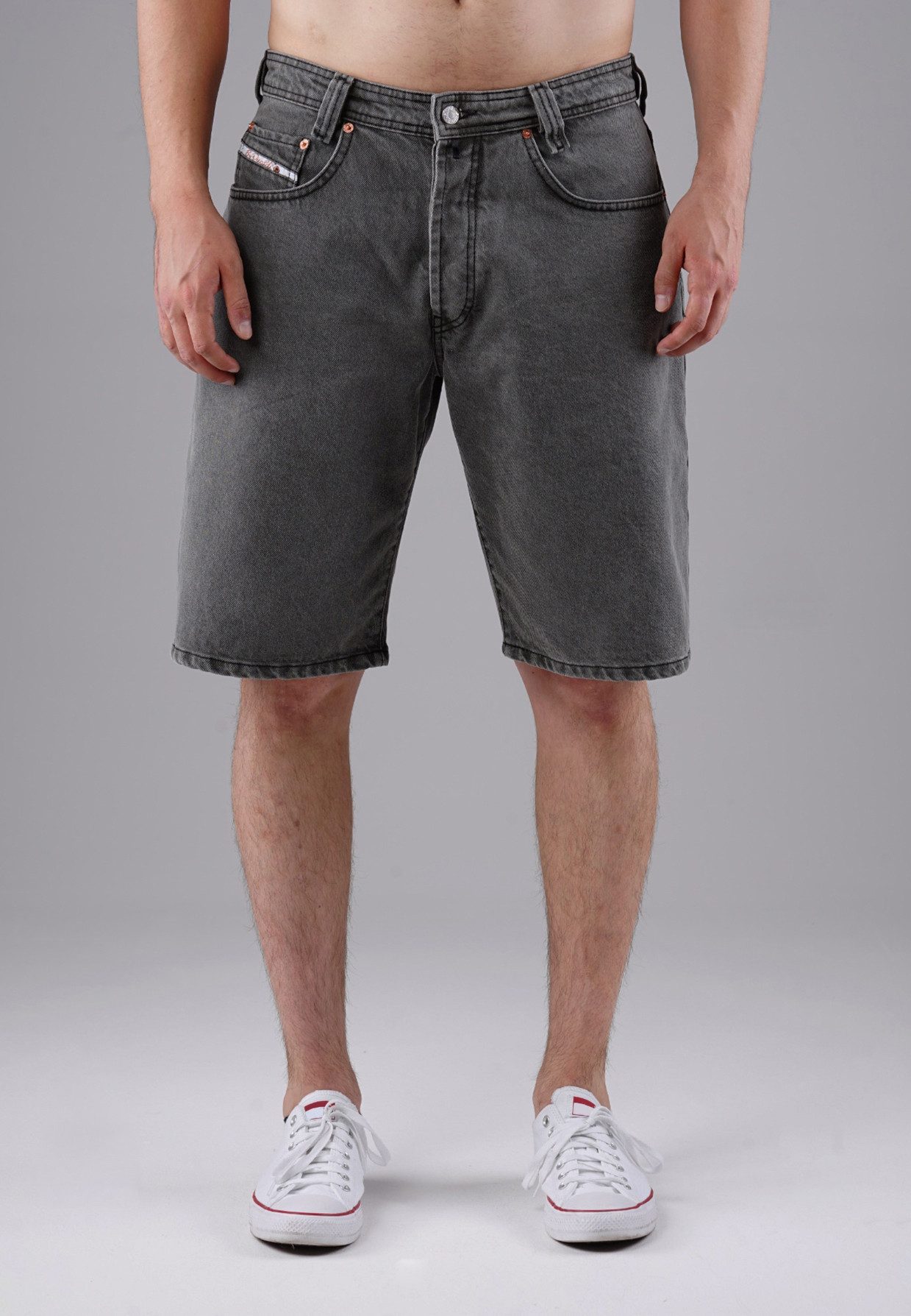 PICALDI Jeans Jeansshorts Zicco 471 Drift - Relaxed Fit Dusty Graphite (1-tlg) Signature-Denim