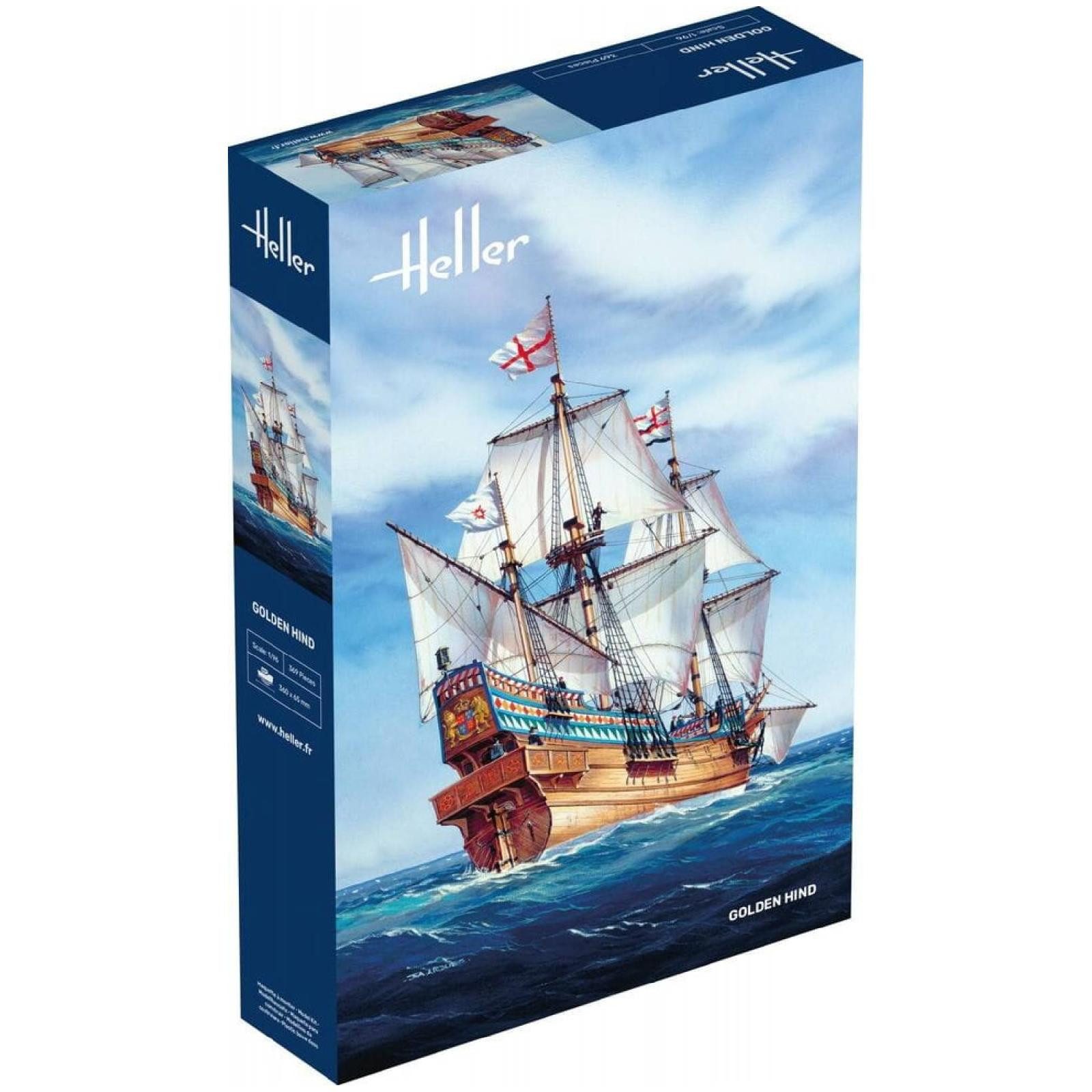 Heller Modellbausatz Golden Hind / 1:96, Maßstab 1:96