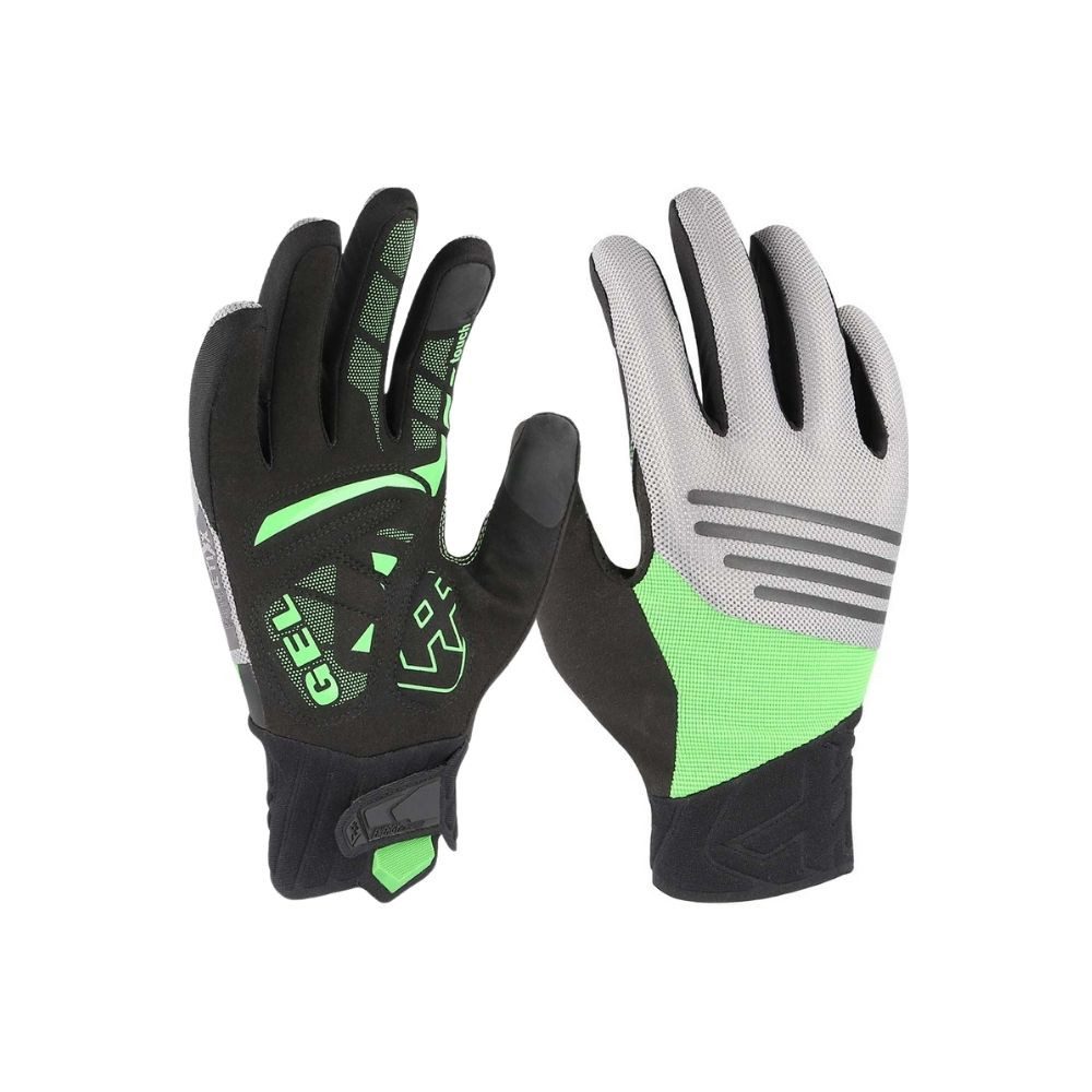Kinetixx Fahrradhandschuhe Sportlicher Langfinger-Radhandschuh Lenox, KinetiXx (orange, schwarz, grau) Anatomische Passform, Grip, Atmungsaktiv, Touchscreen kompatibel