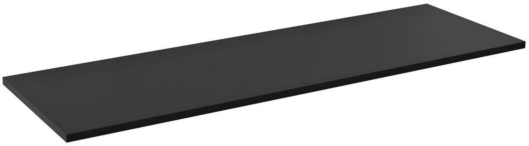 Sapho Waschtischplatte Platte DTDL 1260x18x440mm, Anthrazit matt, Sapho-DT126-3434