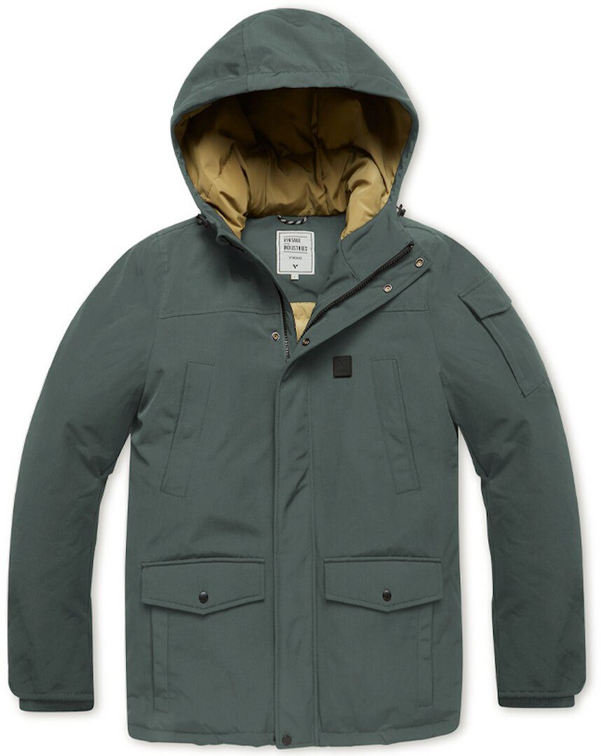 Vintage Industries Motorradjacke Gavyn Parka Wasserdicht Atmungsaktiv