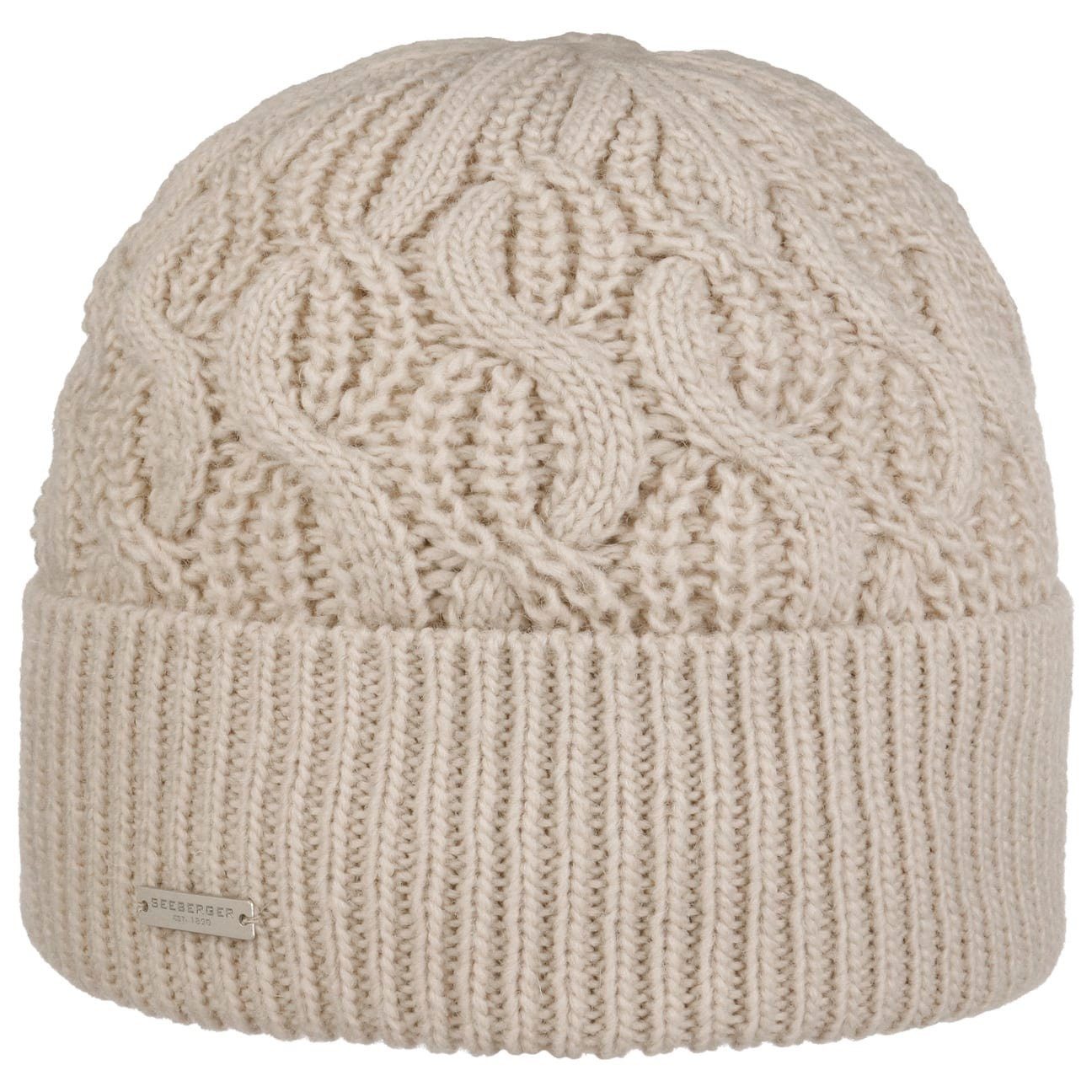 Seeberger Beanie (1-St) Strickmütze mit Umschlag günstig online kaufen