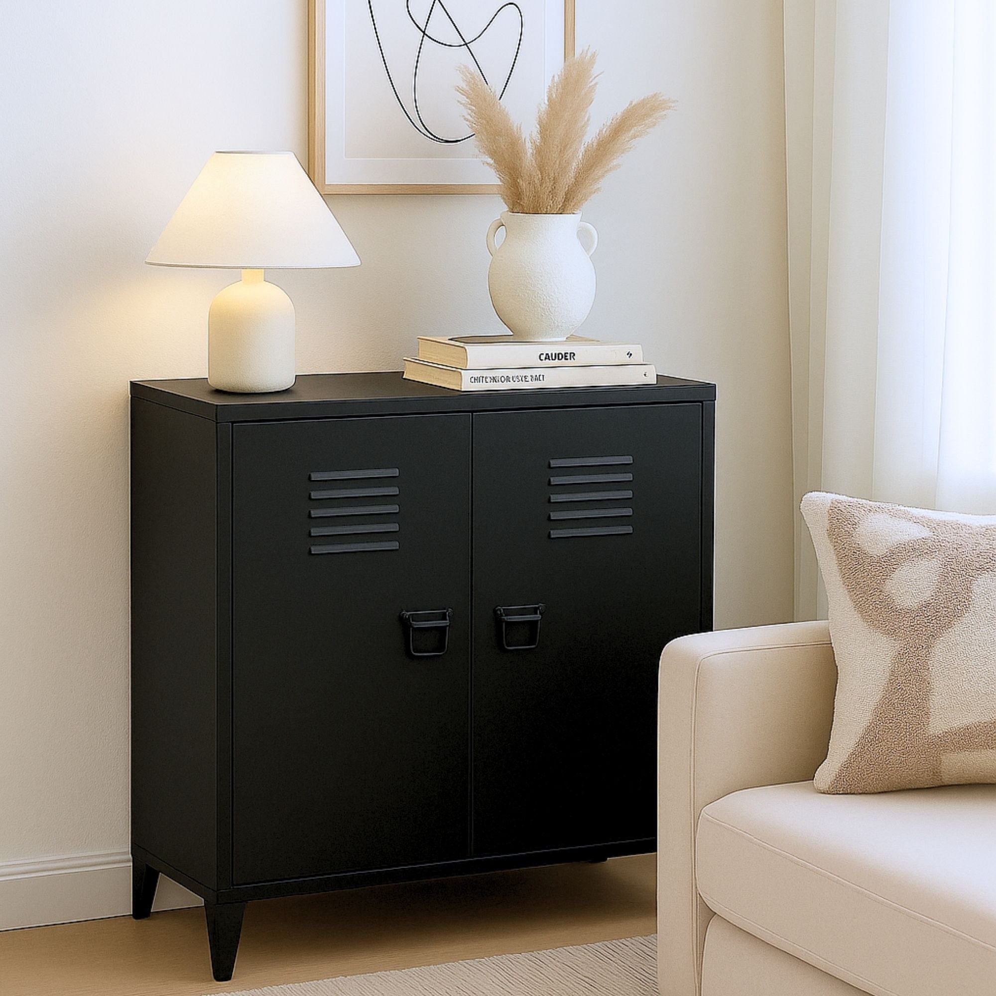 osoltus Raumteiler Industrial Wohnen 2-türiger Spindschrank Büroschrank Sta günstig online kaufen