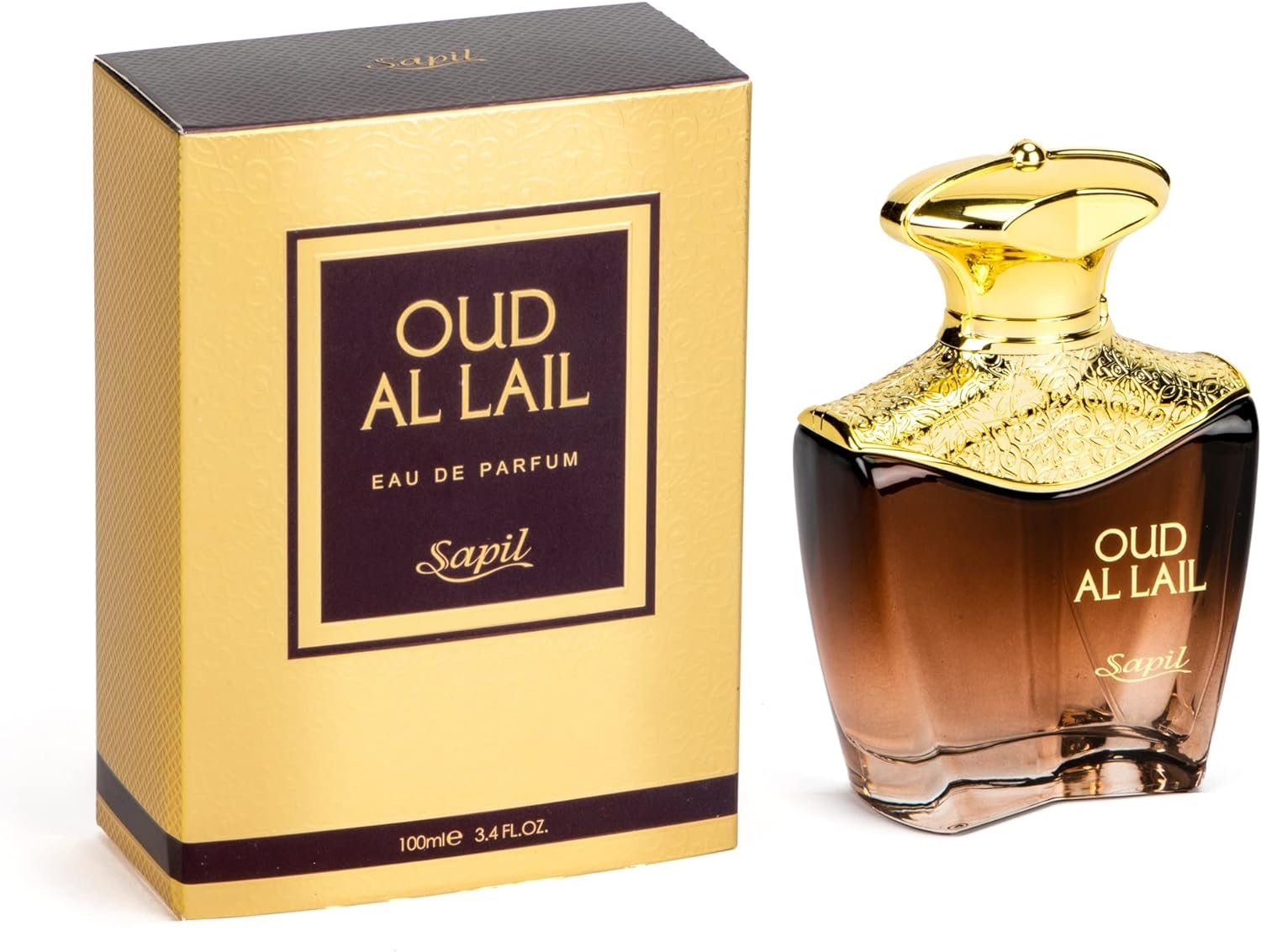 Sapil Eau de Parfum Oud Al Lail 100ml Sapil by Swiss Arabian Eau de Parfum – Unisex
