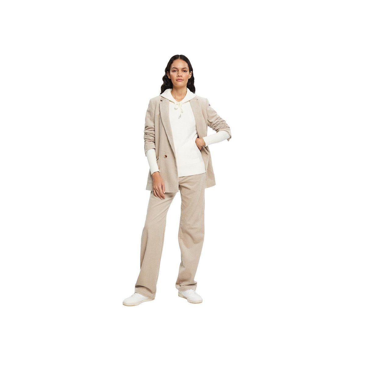 (1-tlg) regular Esprit Sweatshirt fit off offwhite white