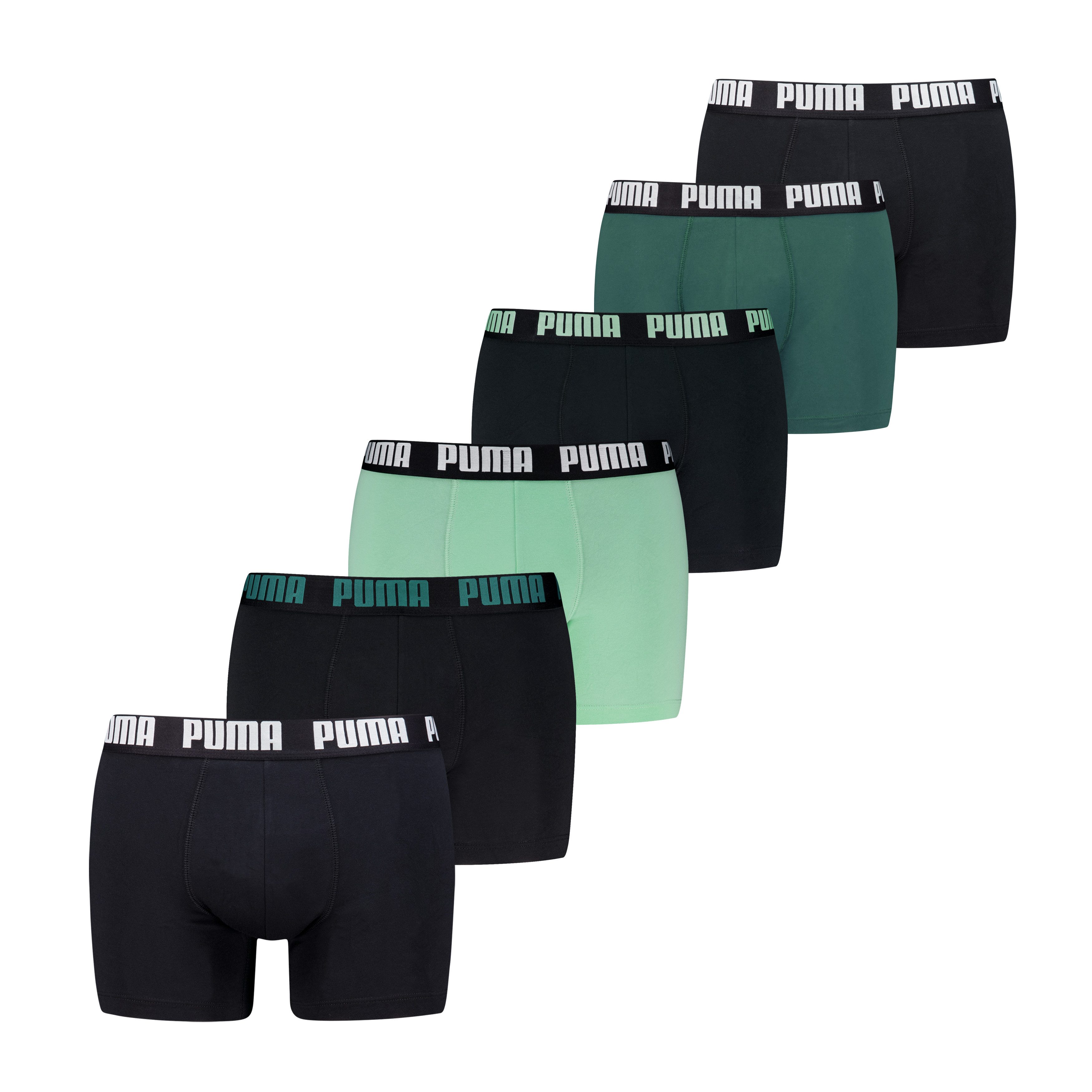 PUMA Boxershorts PUMA MEN EVERYDAY BOXER 6P ECOM (6er Pack) Elastischer Log günstig online kaufen